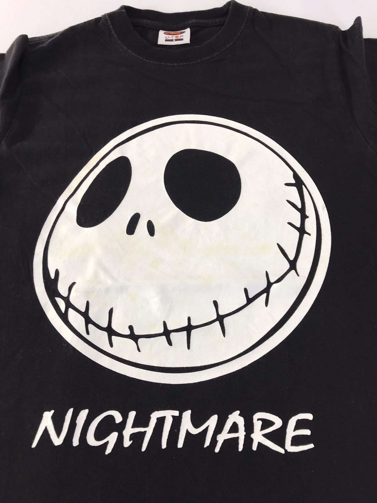 Vintage Tim Burton The Nightmare Before Christmas Big Logo Tee Size US S / EU 44-46 / 1 - 4 Thumbnail