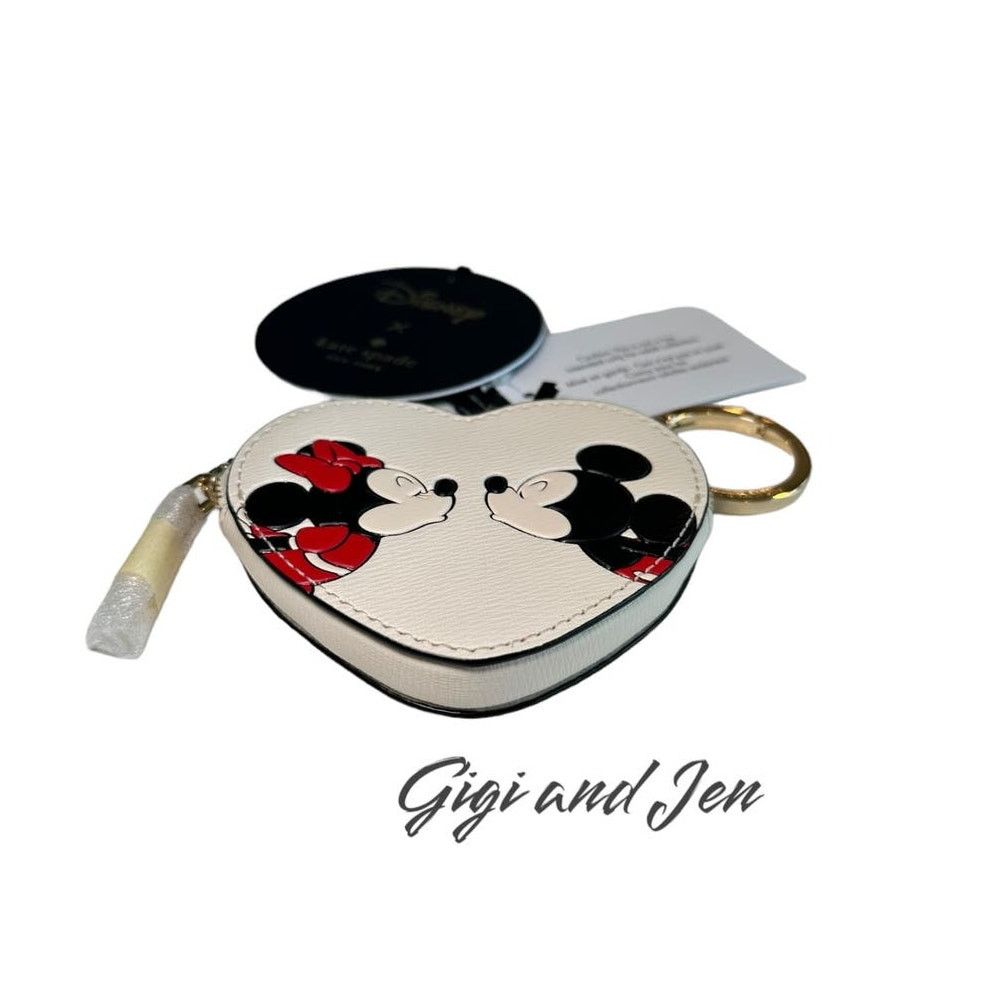 Kate Spade Kate Spade Minnie and Mickey Heart 3d Coin Purse Bag Charm Size ONE SIZE - 2 Thumbnail