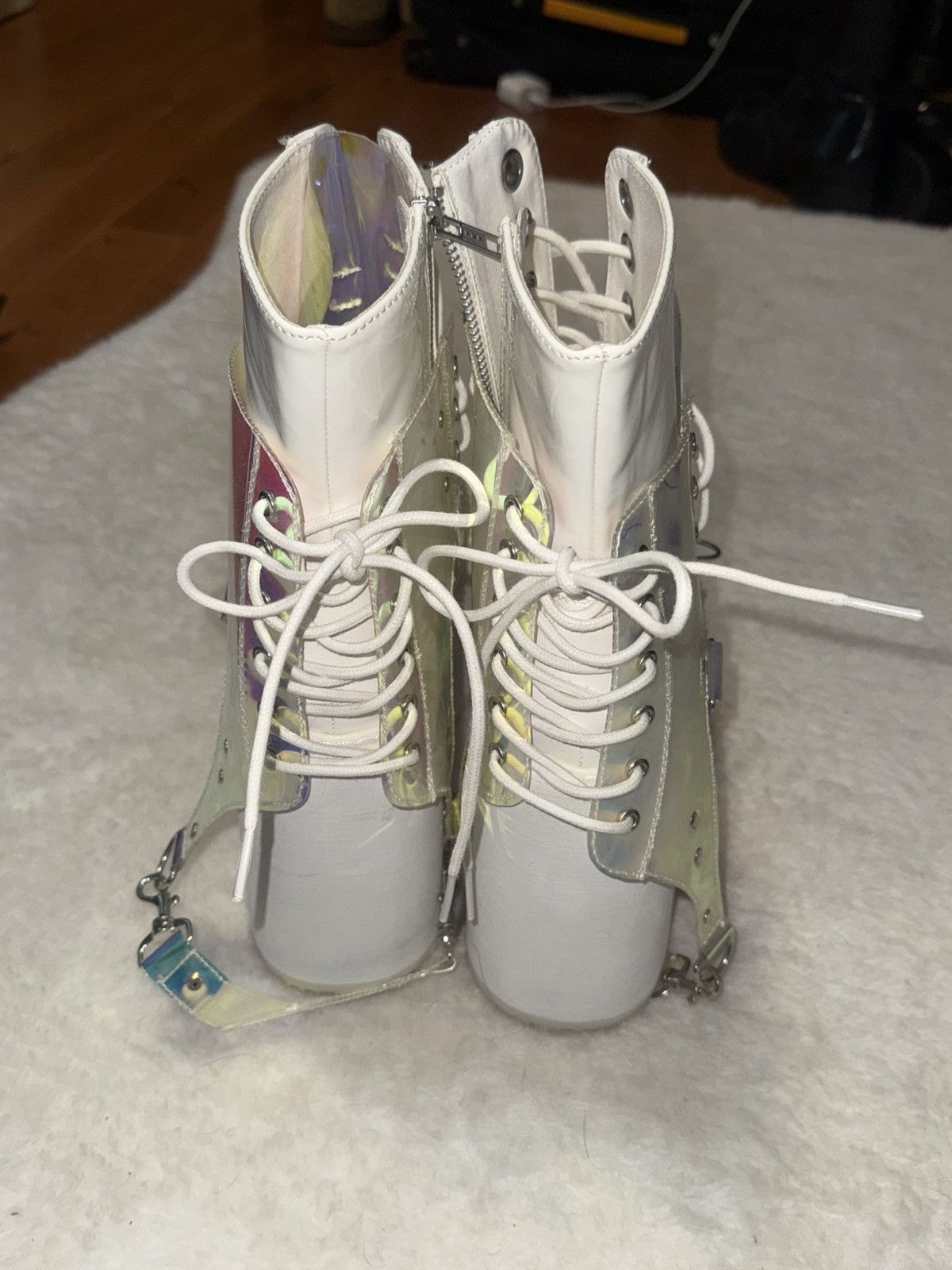 Demonia Cult × New Rock demonia platform boots translucent Size US 12 / IT 42 - 7 Thumbnail