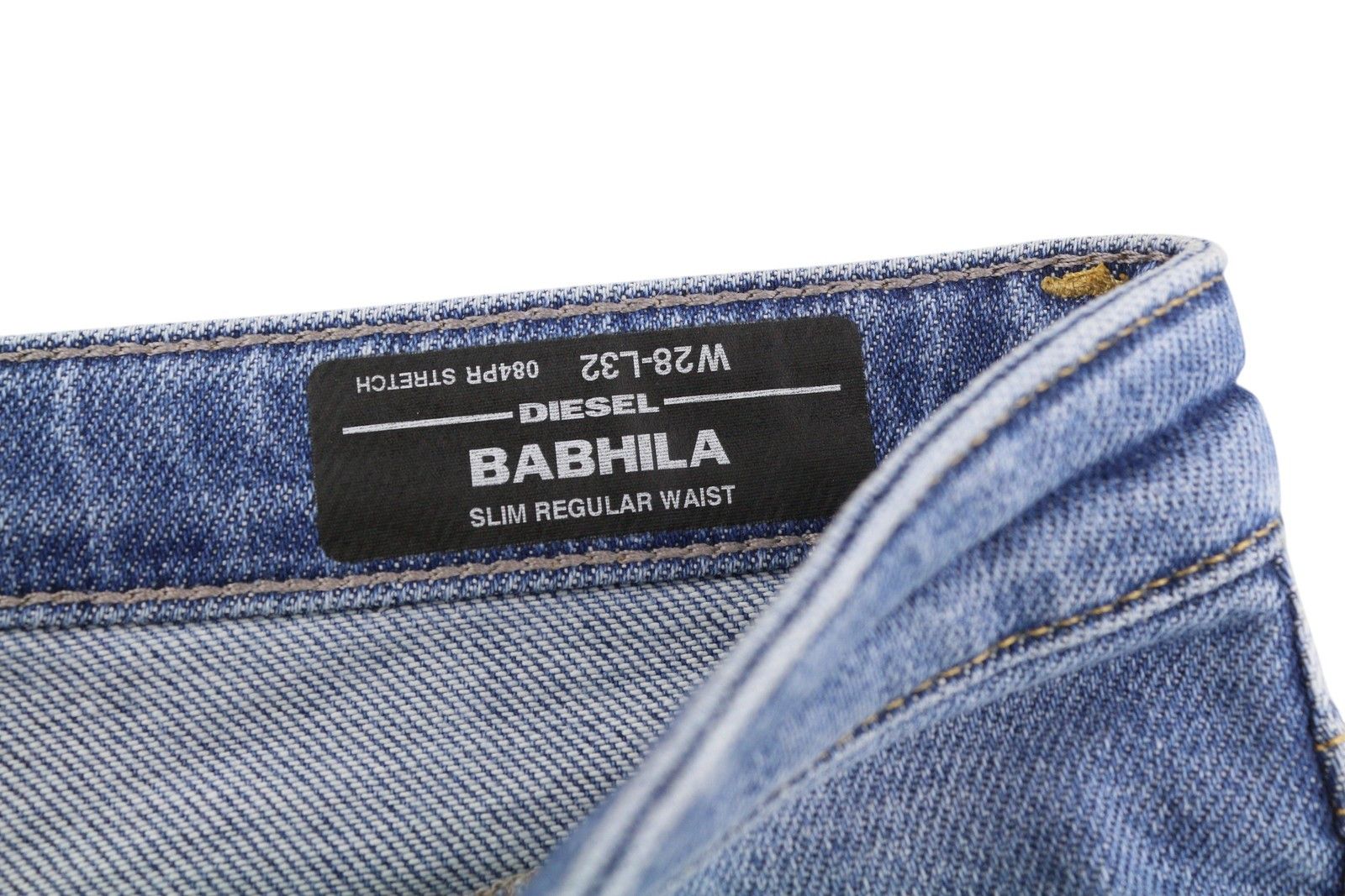 Diesel BABHILA 084PR W28/L32 Slim Regular Waist Denim Jeans 40682 Size 28" / US 6 / IT 42 - 7 Thumbnail