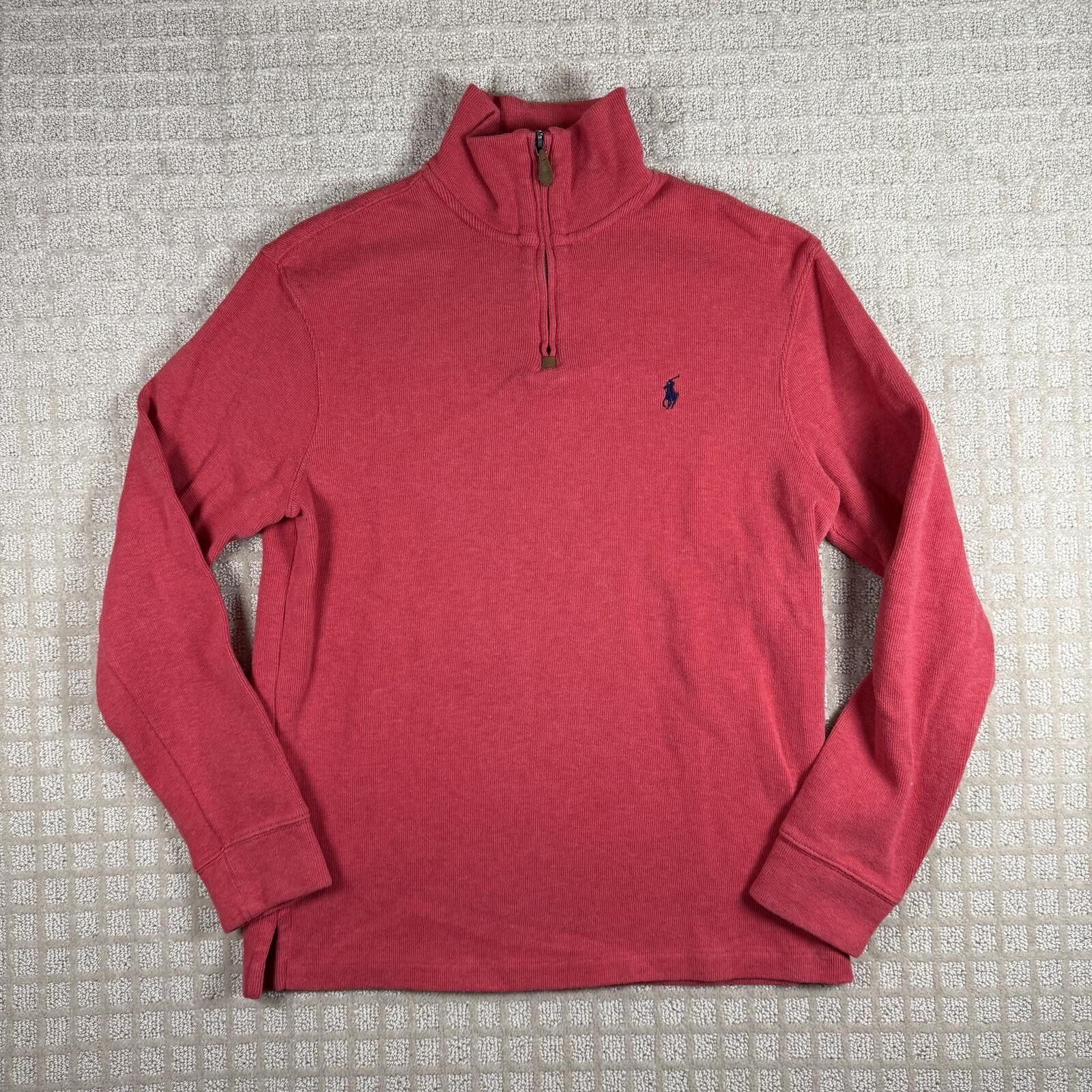 Polo Ralph Lauren Polo Ralph Lauren Quarter Zip Pullover Small Red Size US S / EU 44-46 / 1 - 1 Thumbnail