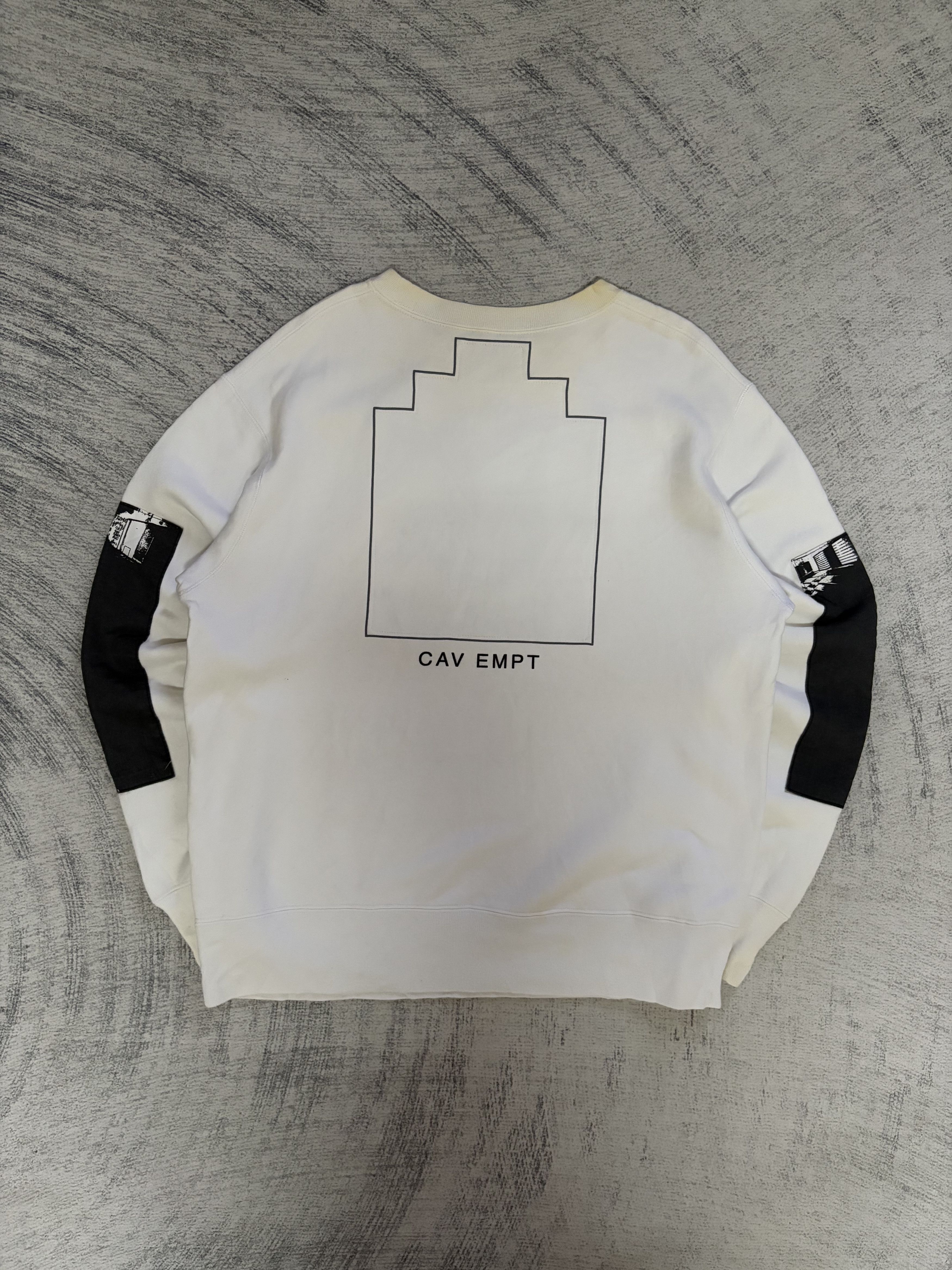 Cav Empt Cav Empt Black Rooms Sweatshirt Size US M / EU 48-50 / 2 - 2 Thumbnail