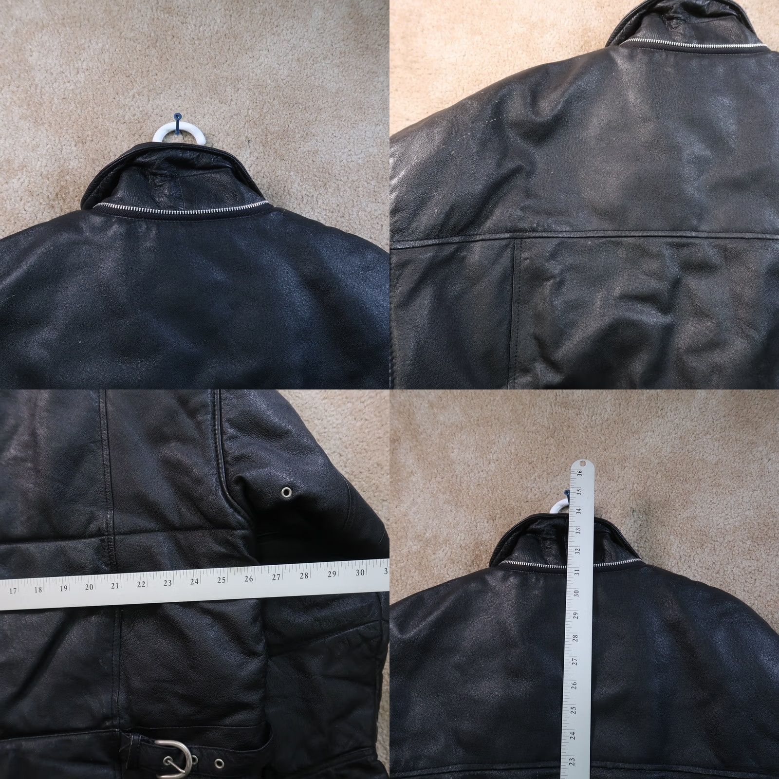 Vintage VINTAGE Wilsons Leather Jacket Mens Large Full Zip Insulated Black Size US L / EU 52-54 / 3 - 9 Thumbnail
