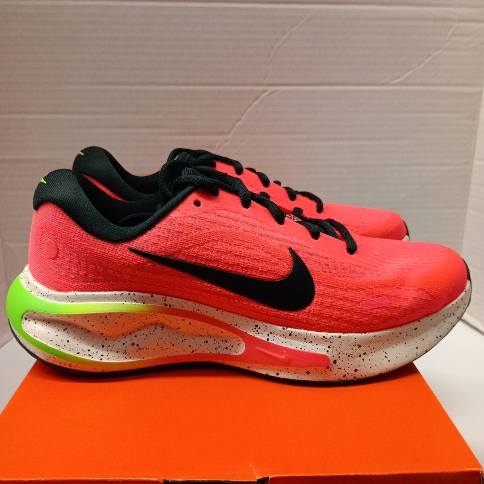 Nike Nike Journey Run Hot Punch Neon Women Size 6.5/Men's 5 Shoes Size US 6.5 / IT 36.5 - 1 Thumbnail