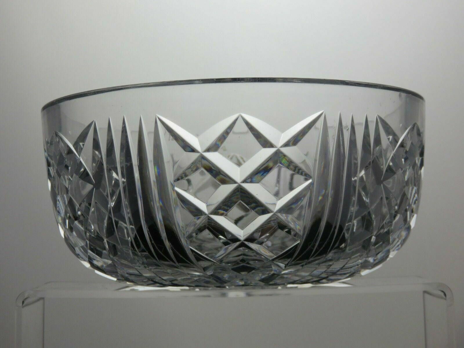 The Unbranded Brand Cut Glass Crystal Salad Fruit Serving Bowl Diameter 3 7/8" Size ONE SIZE - 3 Thumbnail