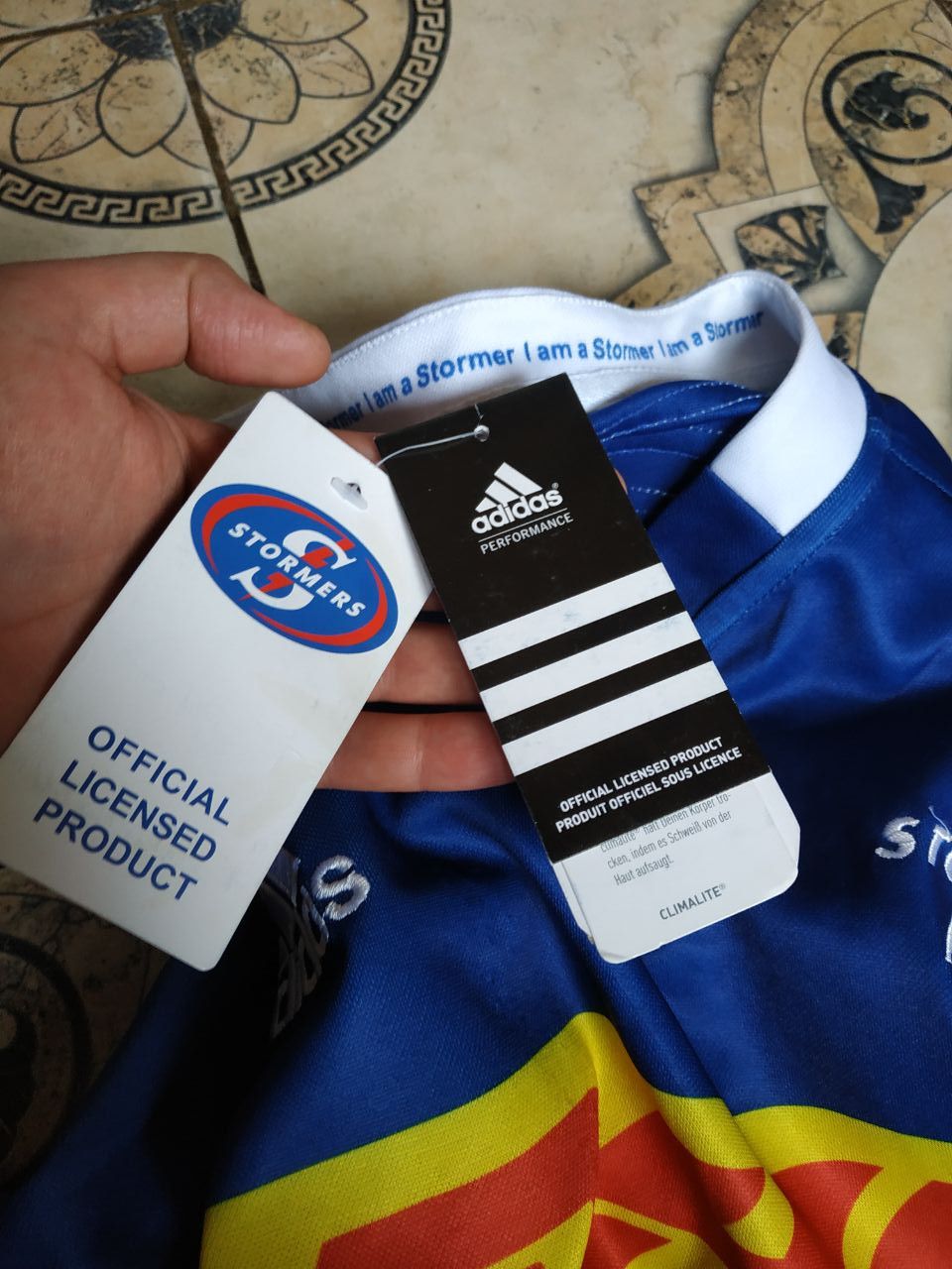 Adidas Adidas Stormers Rugby Jersey 2014 DHL Rugby Shirt L NWT Size US L / EU 52-54 / 3 - 11 Thumbnail