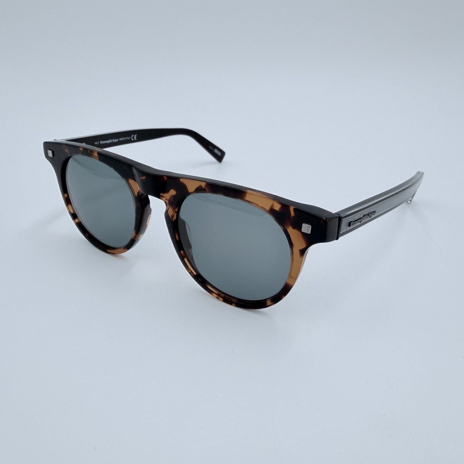 Ermenegildo Zegna NEW Ermenegildo Zegna EZ0095 55V Tortoise Sunglasses w/Case Size ONE SIZE - 3 Thumbnail