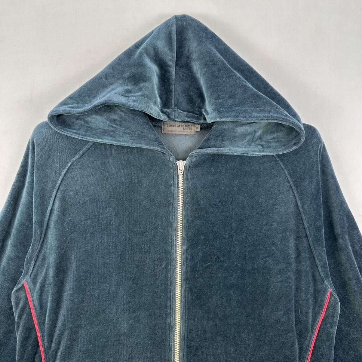 Japanese Brand Vintage Comme Ça Du Mode Men Velvet Zipper Jacket Hoodie Size US S / EU 44-46 / 1 - 7 Thumbnail