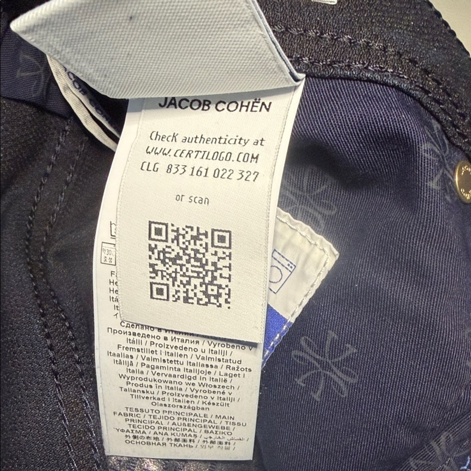 Jacob Cohen NWT Jacob Cohen Men's Deep Indigo Bard Jeans Size 38 Size US 38 / EU 54 - 7 Thumbnail