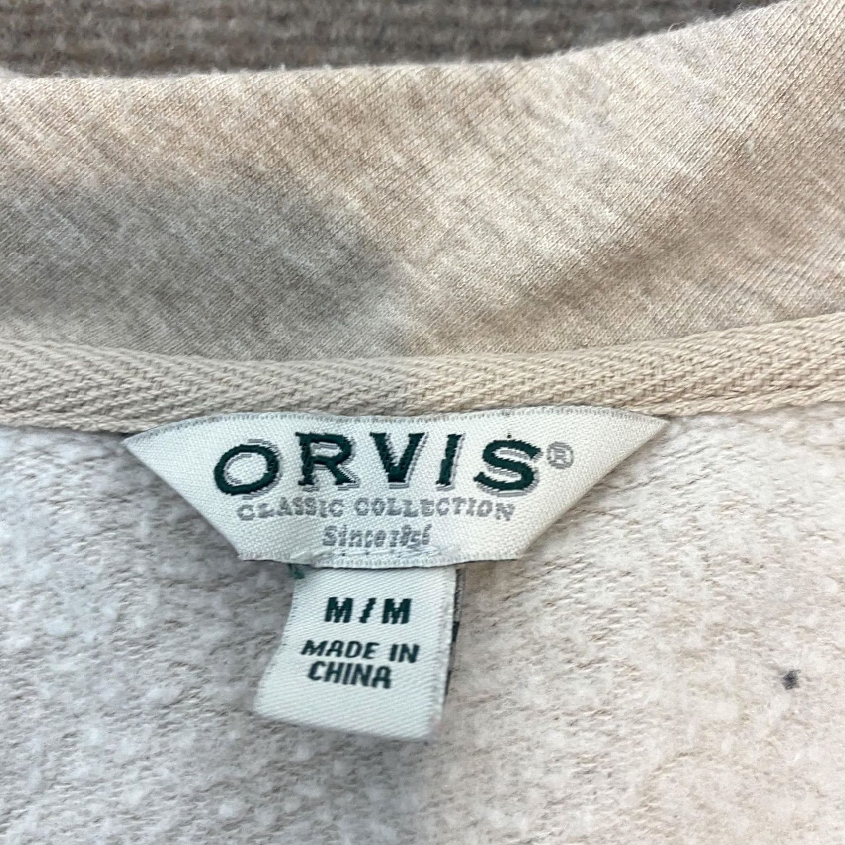 Orvis Orvis Sweater Mens Medium Beige V Neck Pullover Classic Collection Cozy Casual Size US M / EU 48-50 / 2 - 4 Thumbnail