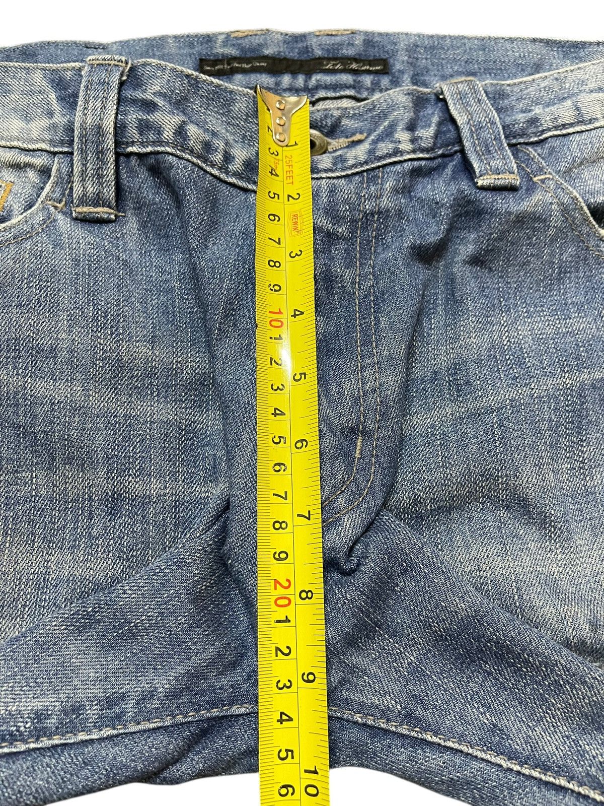 Issey Miyake Vintage Japan Tete Homme Mud Faded Wash Style Jeans Size US 34 / EU 50 - 17 Thumbnail