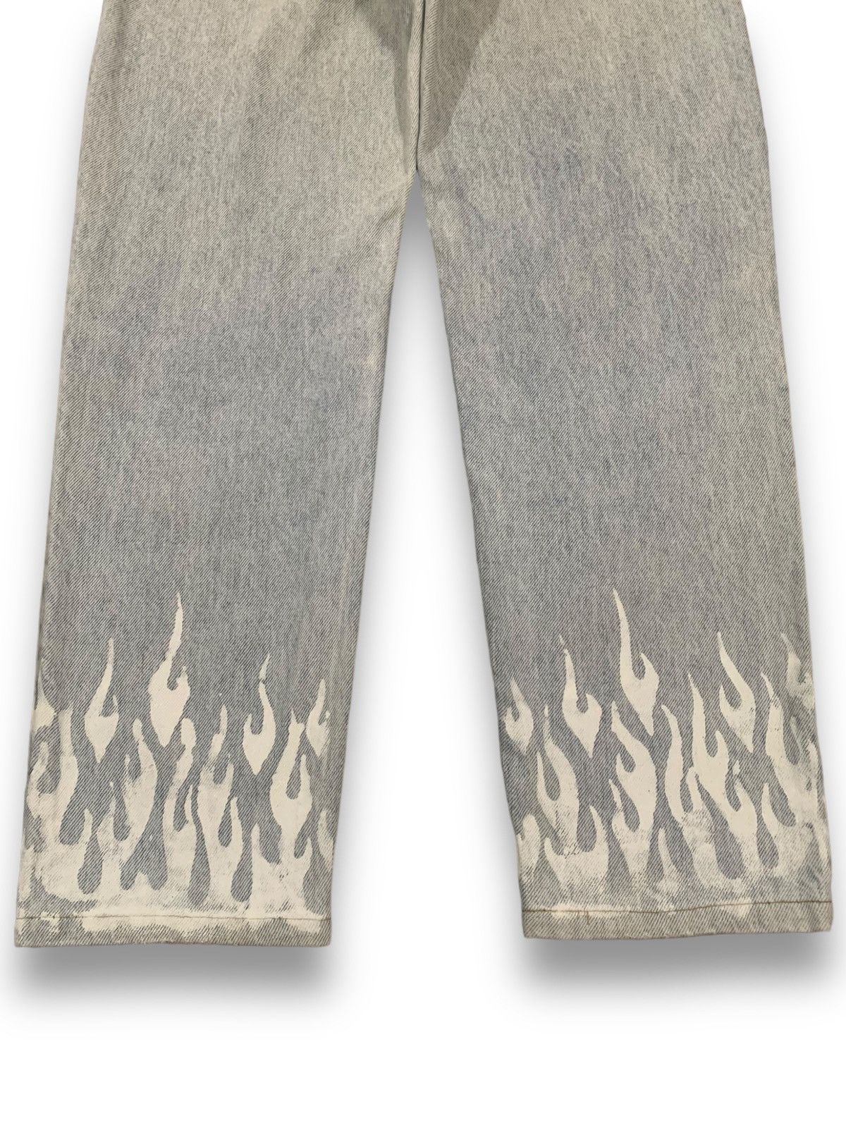 Levi's Vintage 80s Levis 610 Flame Printed Jeans like Gallery Dept. Size US 30 / EU 46 - 14 Thumbnail