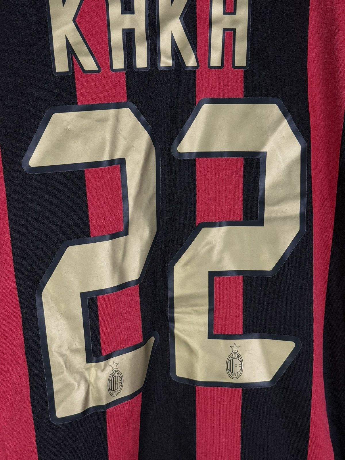 Adidas AC Milan Classic Football Shirt Jersey 2006-07 Home KAKA 22 Size US M / EU 48-50 / 2 - 16 Thumbnail