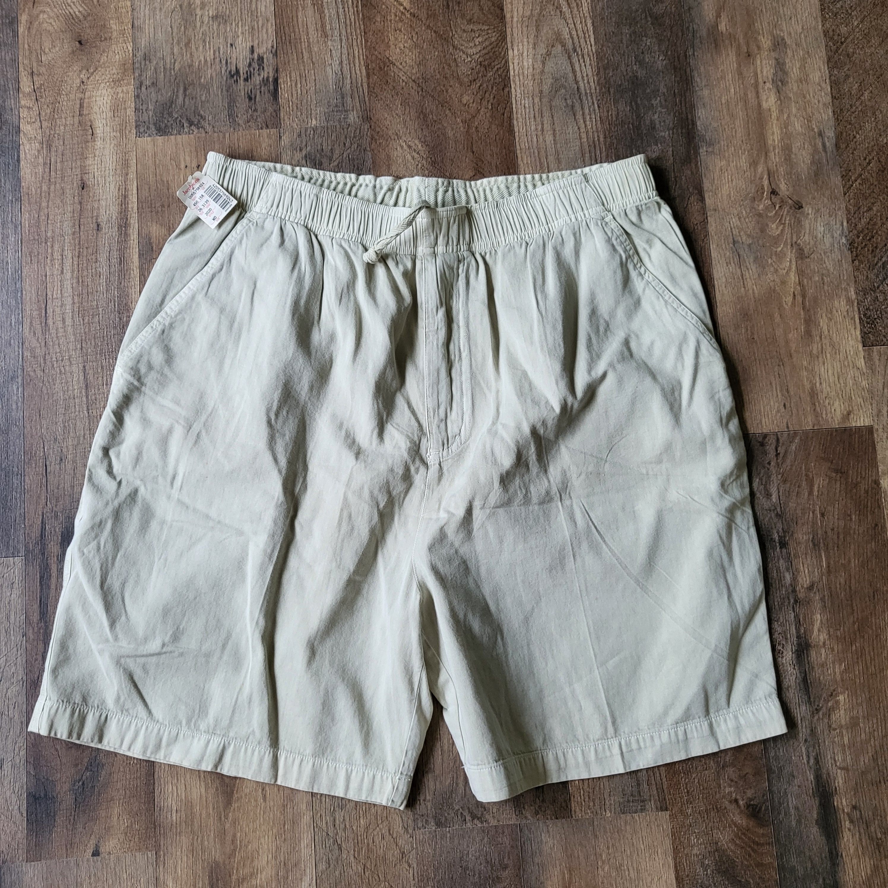 Vintage Vtg NWT Men's M Pull On Waistband With Drawstring Shorts Size US 31 - 1 Thumbnail