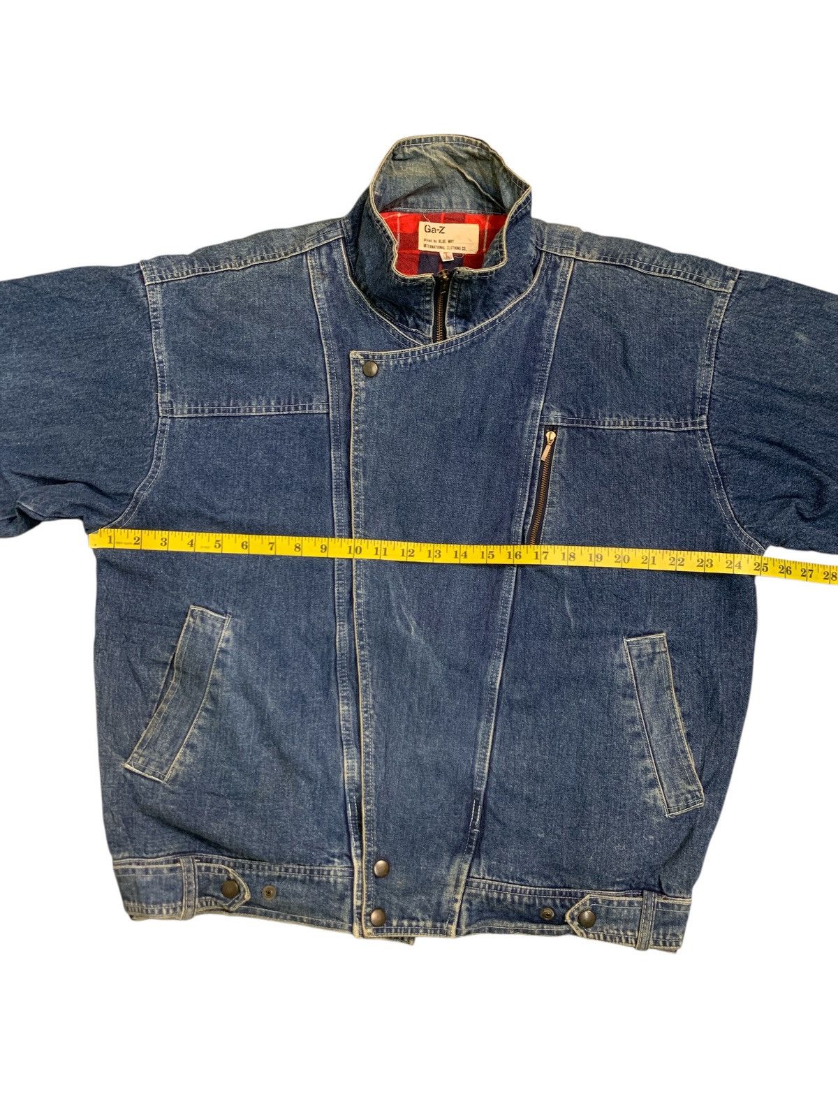 Japanese Brand Rare Design Vintage Device Casual Ga-Z Denim Jacket Size US L / EU 52-54 / 3 - 5 Thumbnail