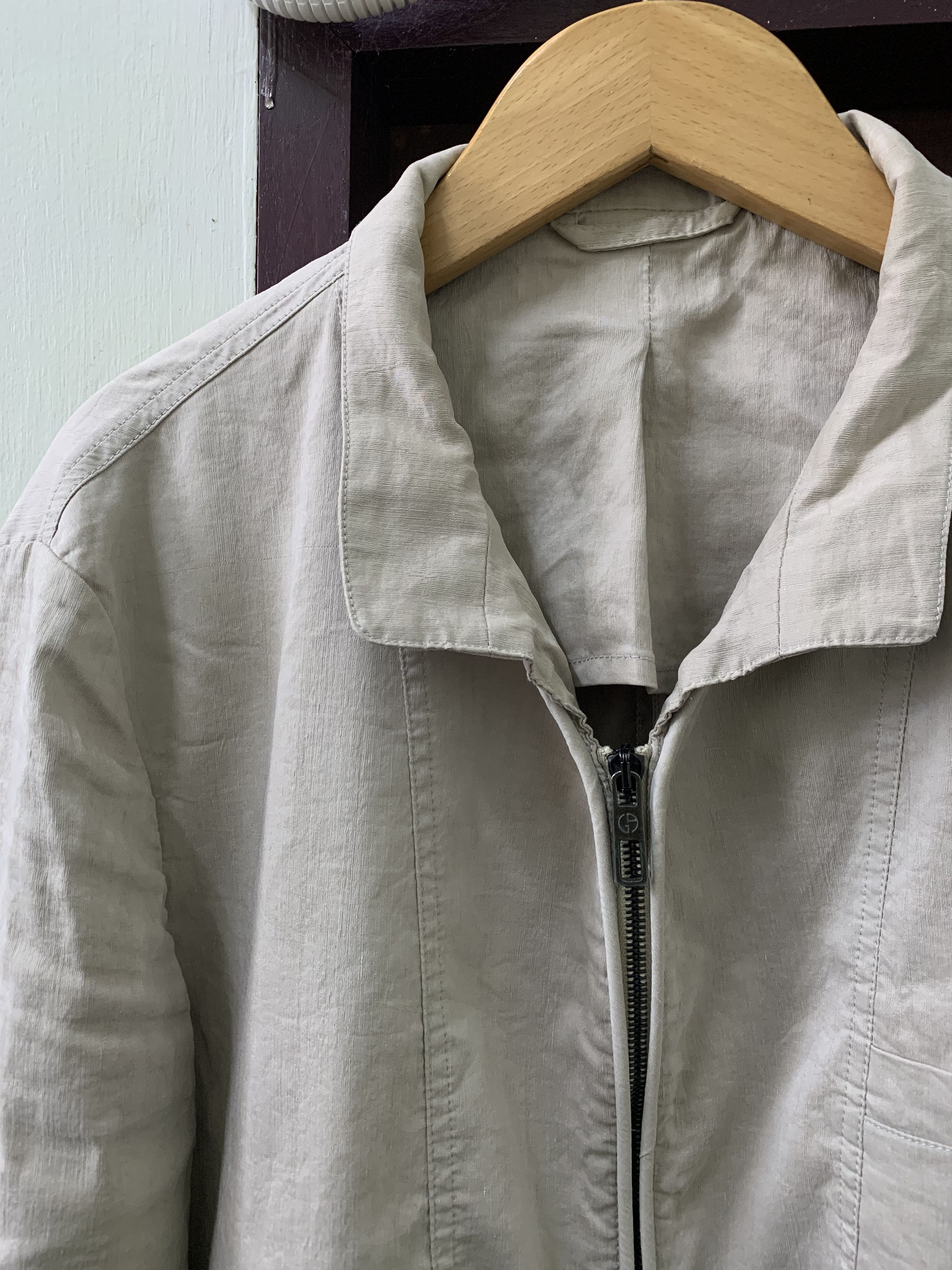 Giorgio Armani 🪡Vintage Giogio ARMANI Double Zip Jacket✨ Size US M / EU 48-50 / 2 - 3 Thumbnail