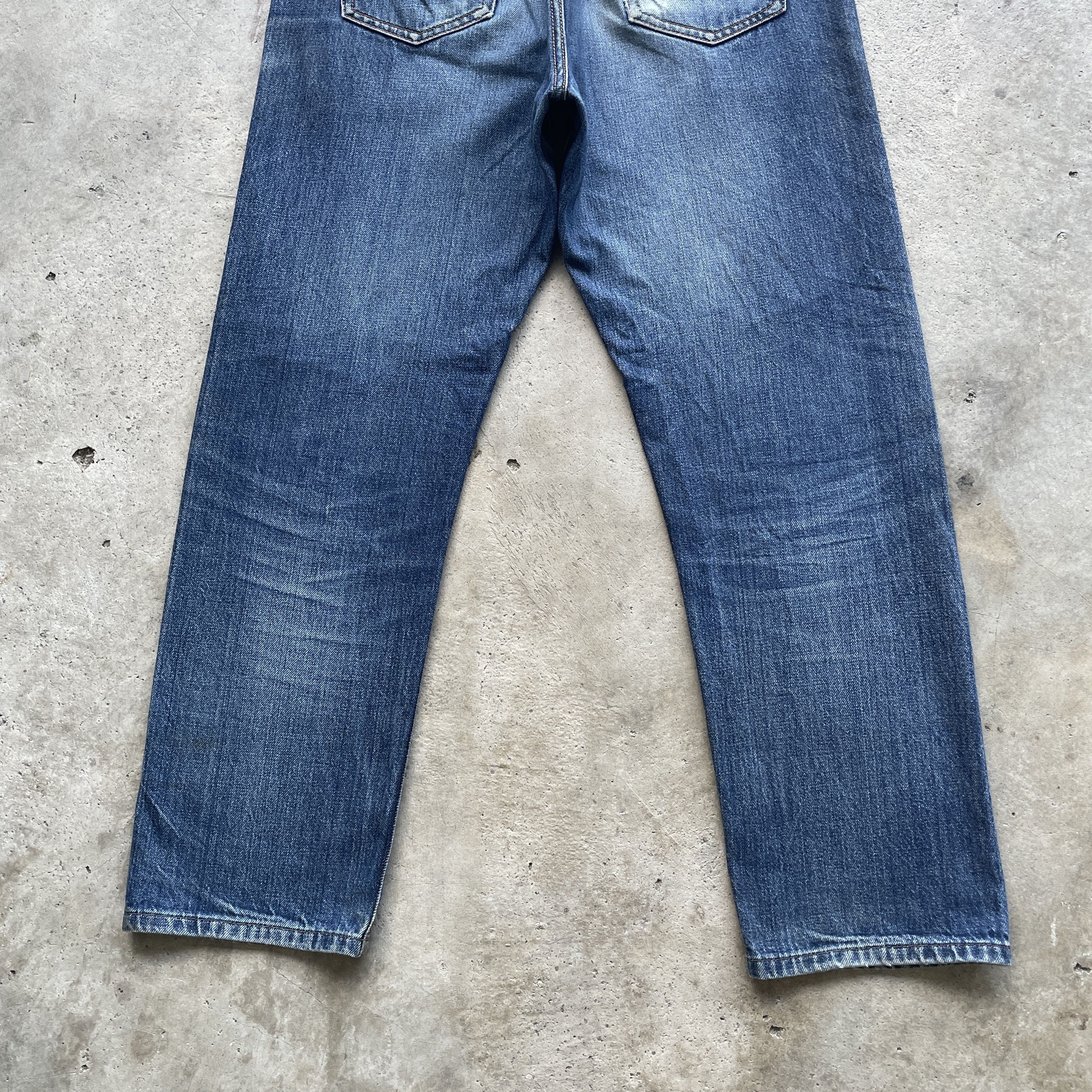Japanese Brand VINTAGE JAPANESE DISTRESSED FADED REDLINE JEANS PANTS W31 Size US 31 - 10 Thumbnail