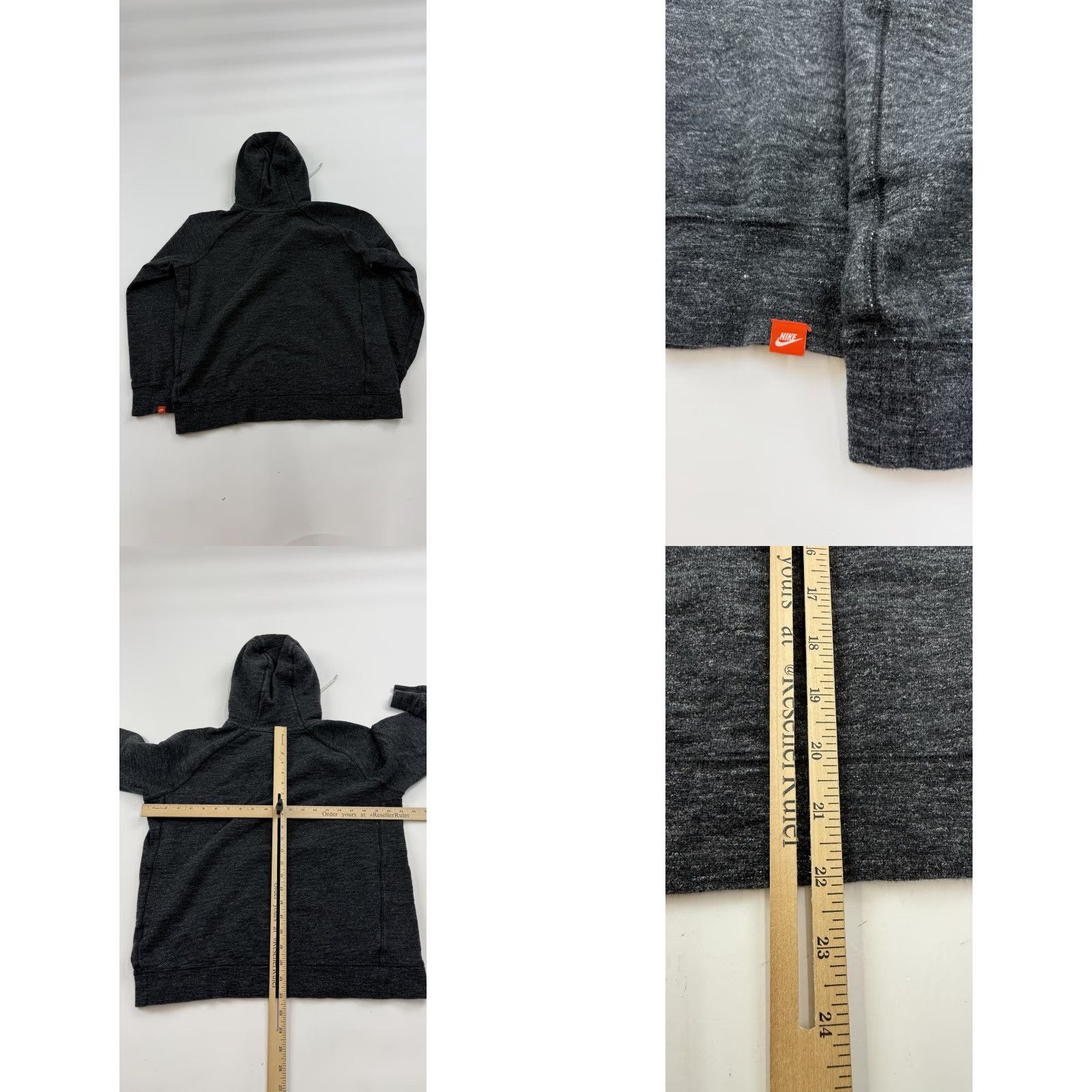 Nike Nike Hoodie Mens Medium Black Gray Half Zip Pullover Swoosh Athletic 805172-032 Size US M / EU 48-50 / 2 - 8 Thumbnail