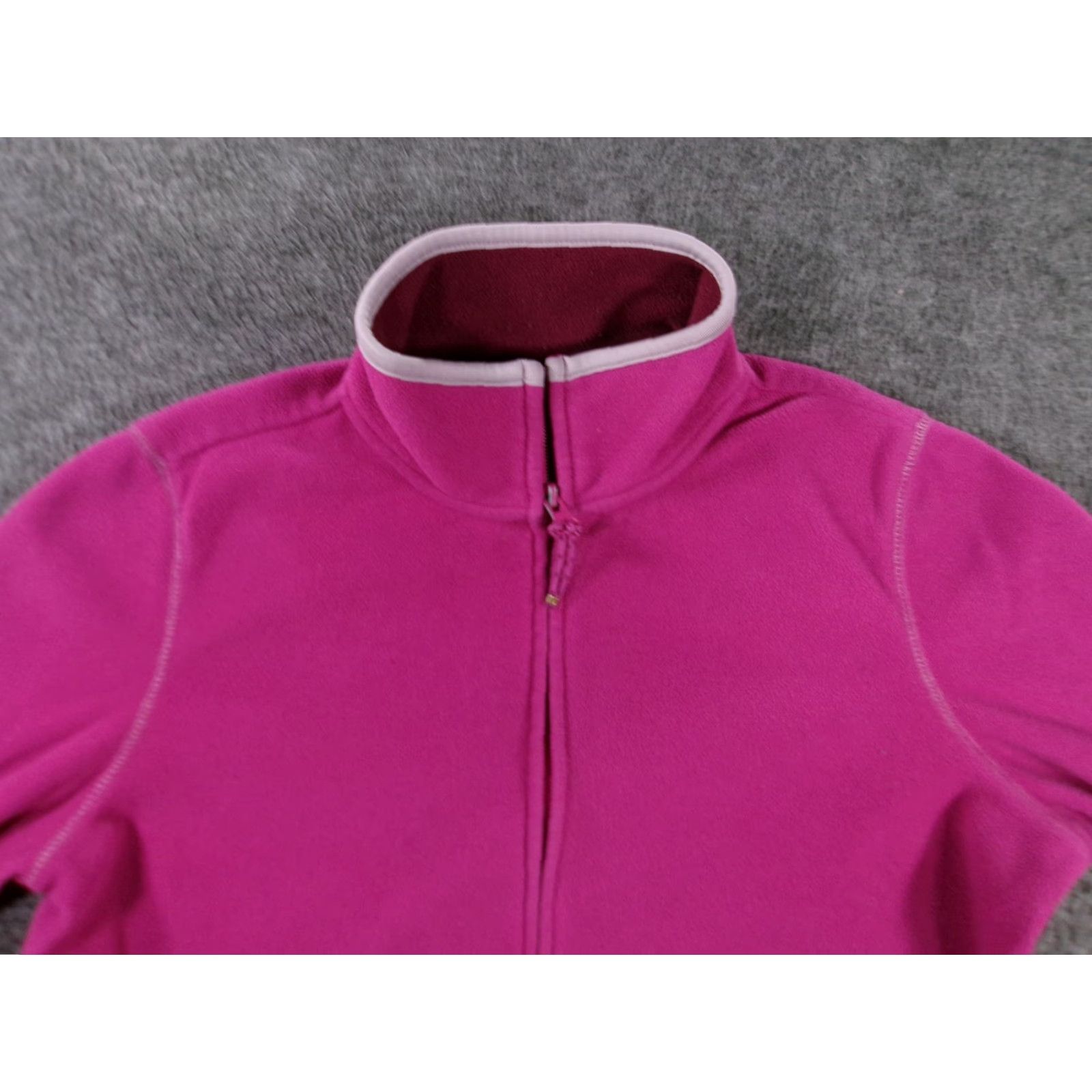 Old Navy Old Navy Jacket Womens M Pink Full Zip Fleece Stand Collar Pockets Casual Shirt/Jacket Mens Womens Girls Boys Size M / US 6-8 / IT 42-44 - 2 Thumbnail