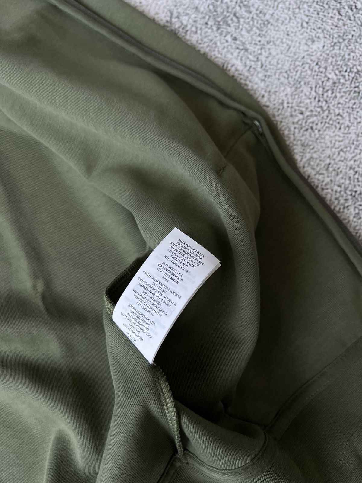 Polo Ralph Lauren Polo Ralph Lauren Full Zip Hoodie Olive Green – New Tags S Size US S / EU 44-46 / 1 - 12 Thumbnail