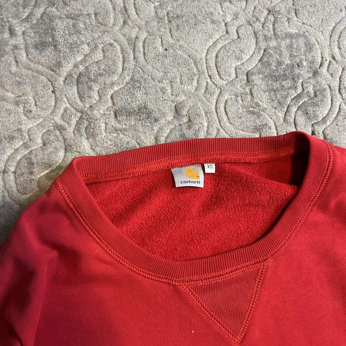 Carhartt × Carhartt Wip × Vintage Vintage Carhartt crewneck sweatshirt red Size US XS / EU 42 / 0 - 3 Thumbnail