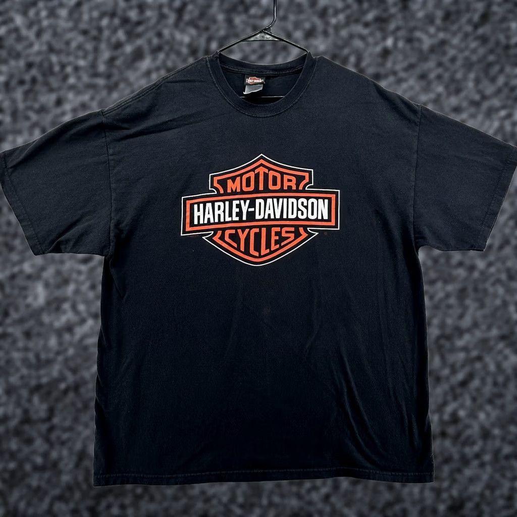 Harley Davidson Harley-Davidson Motorcycles T-Shirt Black 2XL Short Sleeve Pullover Mens Regular Cotton Crew Neck Easy Care Shirt Size US XXL / EU 58 / 5 - 1 Thumbnail
