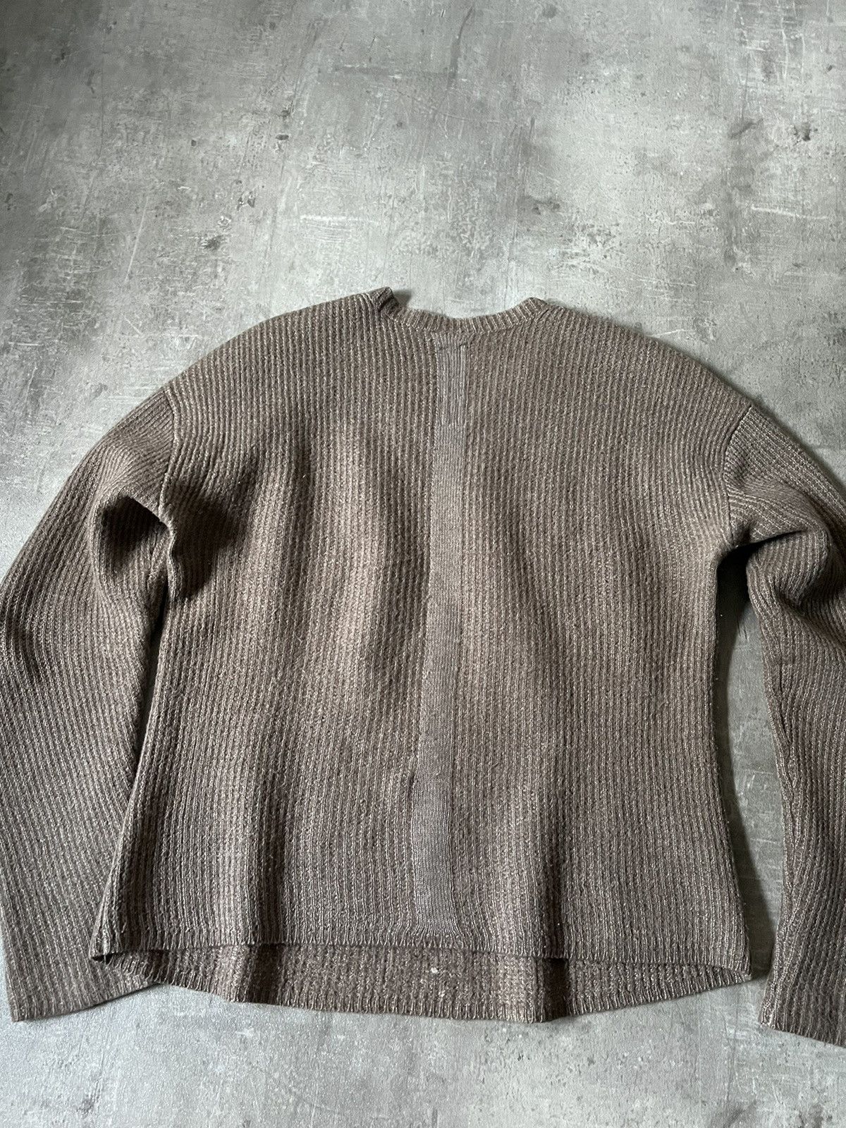Rick Owens Rick Owens Mastodon FW16 wool cashmere brown sweater Size US L / EU 52-54 / 3 - 6 Thumbnail
