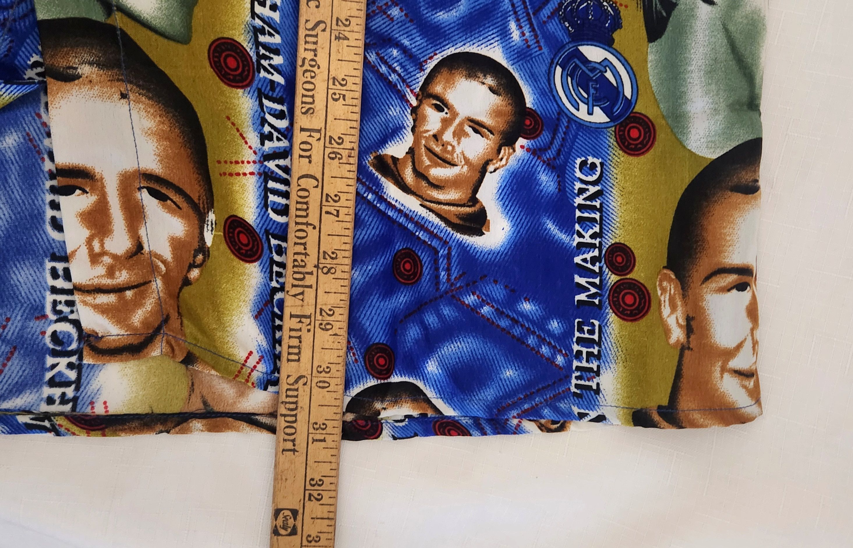 Vintage Vintage David Beckham Real Madrid HEADS ALL OVER PRINT AOP Size US XL / EU 56 / 4 - 11 Thumbnail