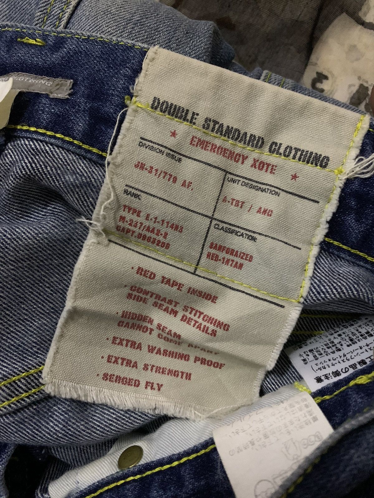 Japanese Brand 💥Avant Garde Double Standard Clothing Distressed Denim Size 30" / US 8 / IT 44 - 8 Thumbnail