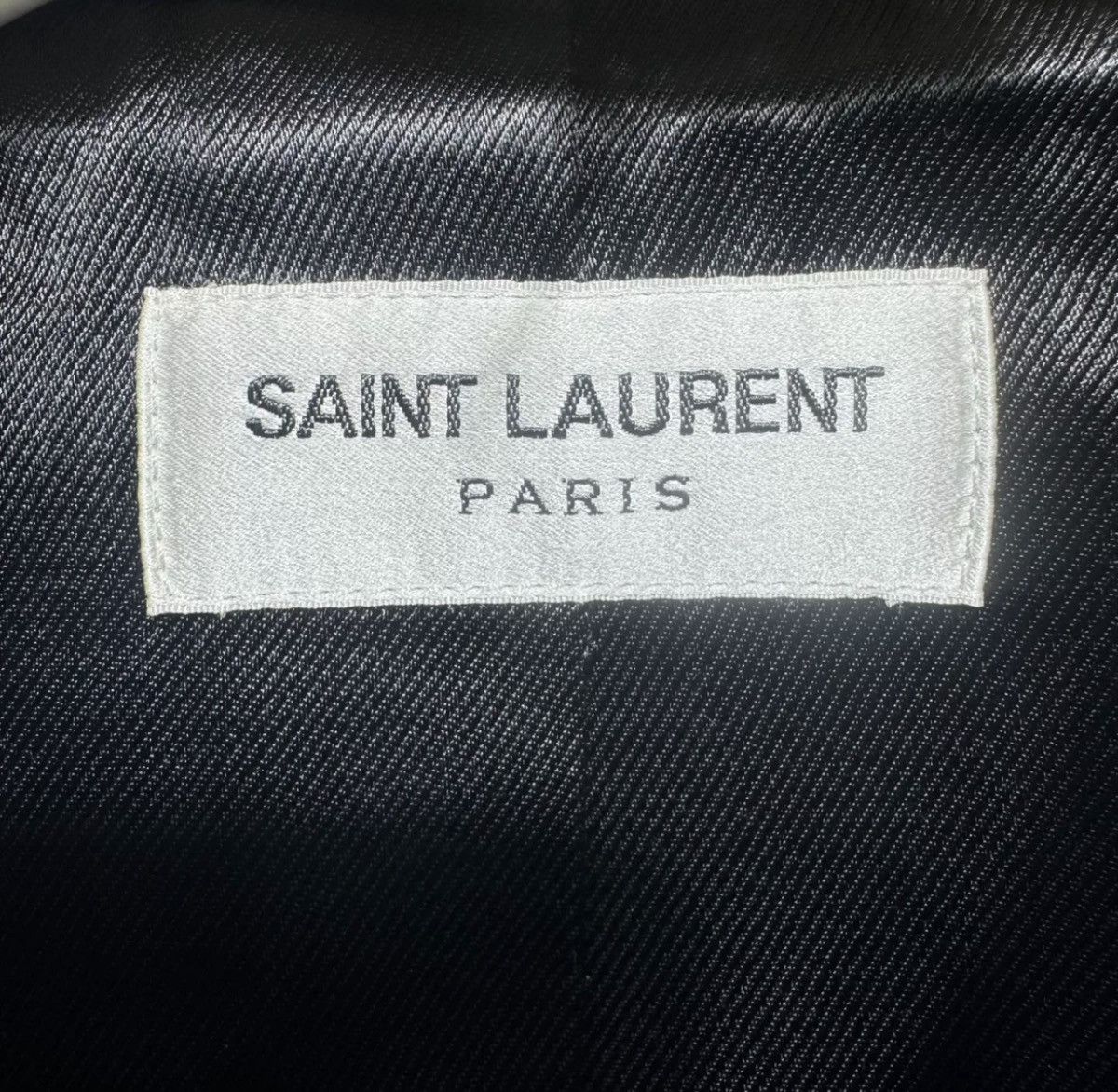 Saint Laurent Paris Saint Laurent Paris Blue Teddy Jacket Sz.56 Size US XL / EU 56 / 4 - 7 Thumbnail