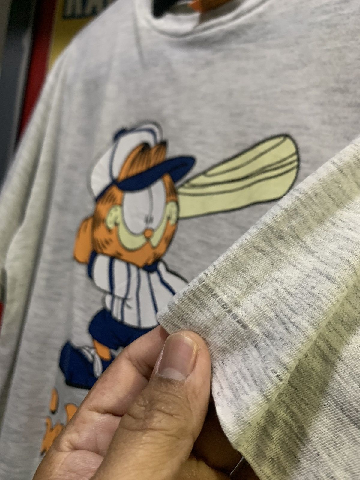 Cartoon Network Vintage GARFIELD “Baseball” Garfield ©️1978 cartoon tees Size US L / EU 52-54 / 3 - 6 Thumbnail