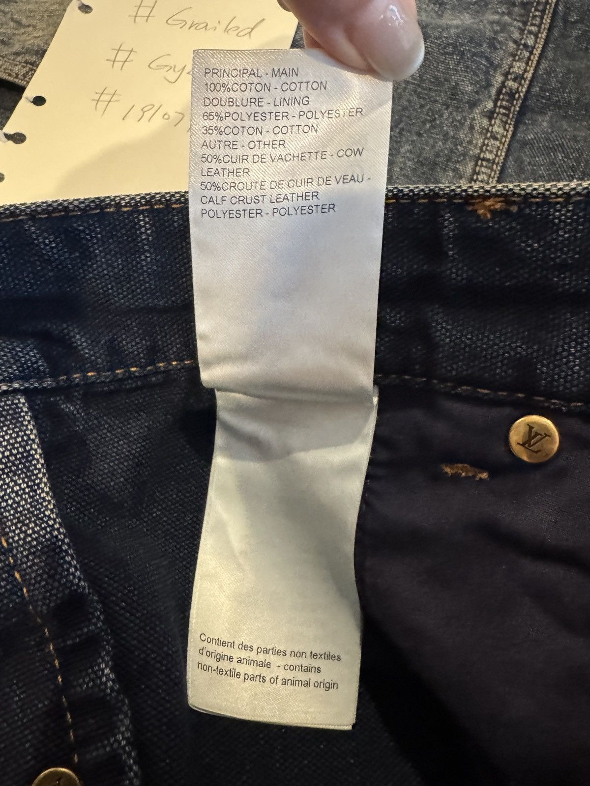 Louis Vuitton Denim Workwear Shorts Size US 33 - 10 Thumbnail