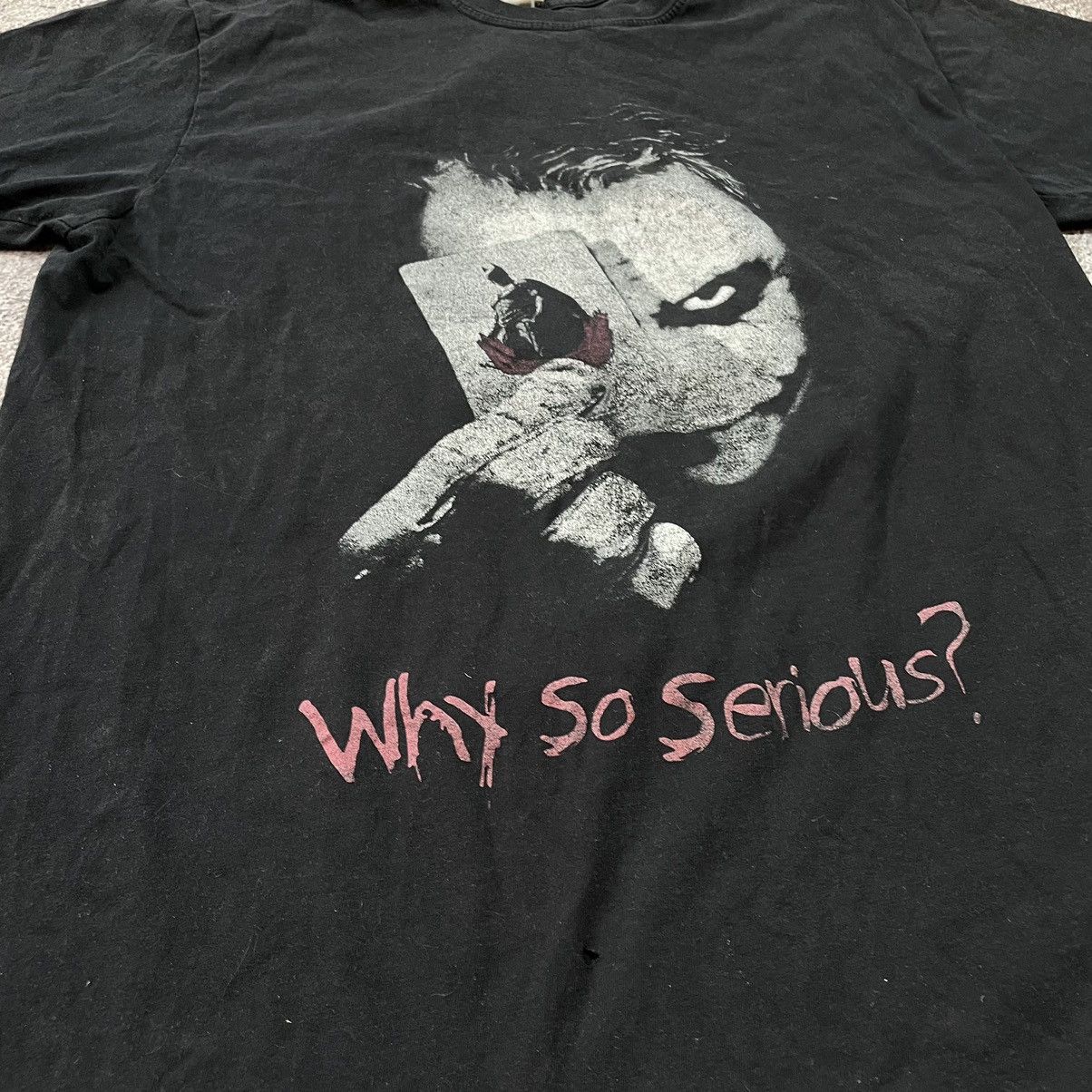 Vintage Vintage Y2K Joker Horror Graphic Tee Sun Faded Grunge Slim M Size US M / EU 48-50 / 2 - 4 Thumbnail