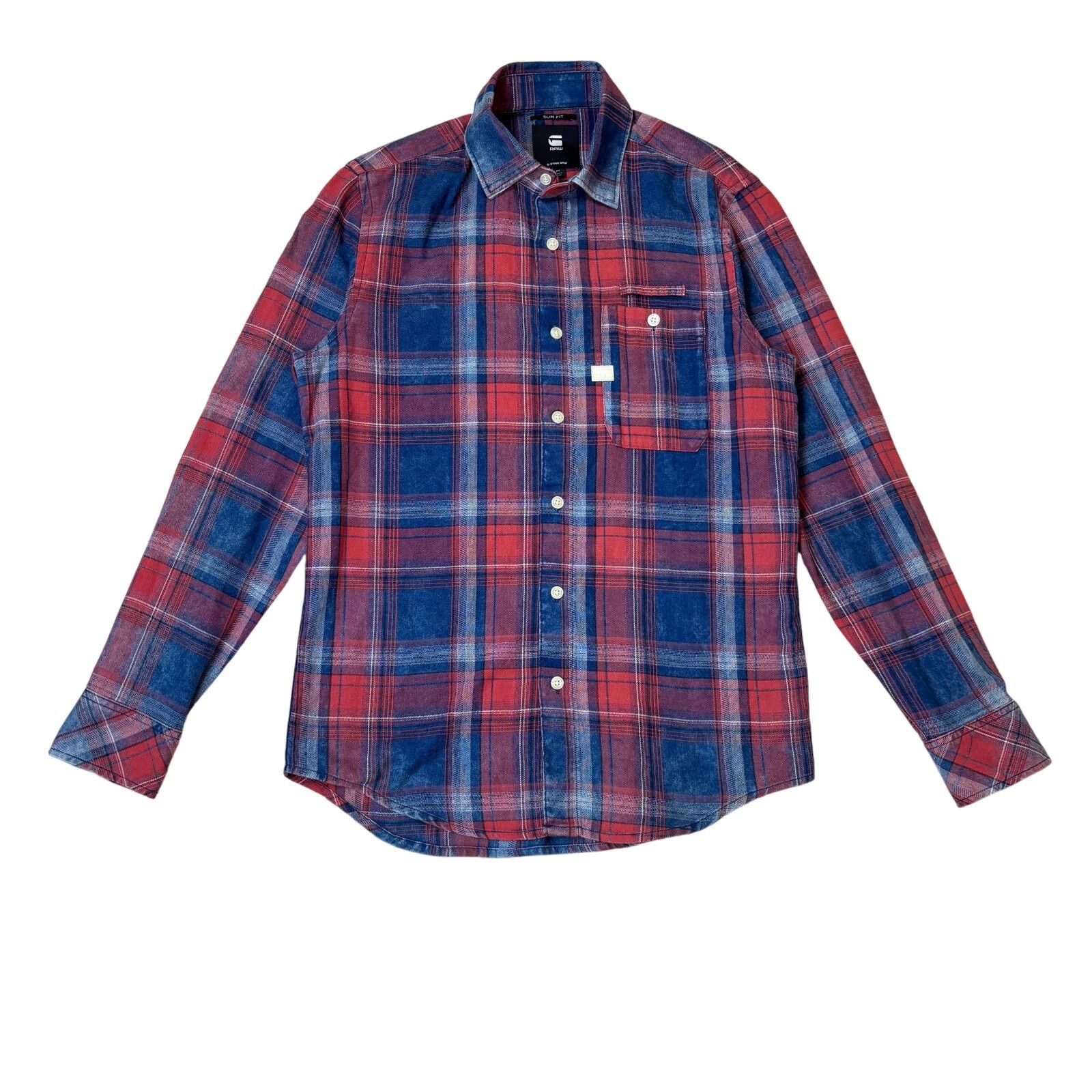 G-Star G Star Raw Bristum One Pocket Slim Fit Button Shirt Men's M Size US M / EU 48-50 / 2 - 1 Thumbnail