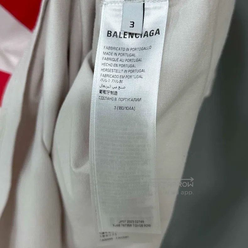 Balenciaga Balenciaga Joint Prohibited Passage Crack Printed Short Sl Size US L / EU 52-54 / 3 - 7 Thumbnail