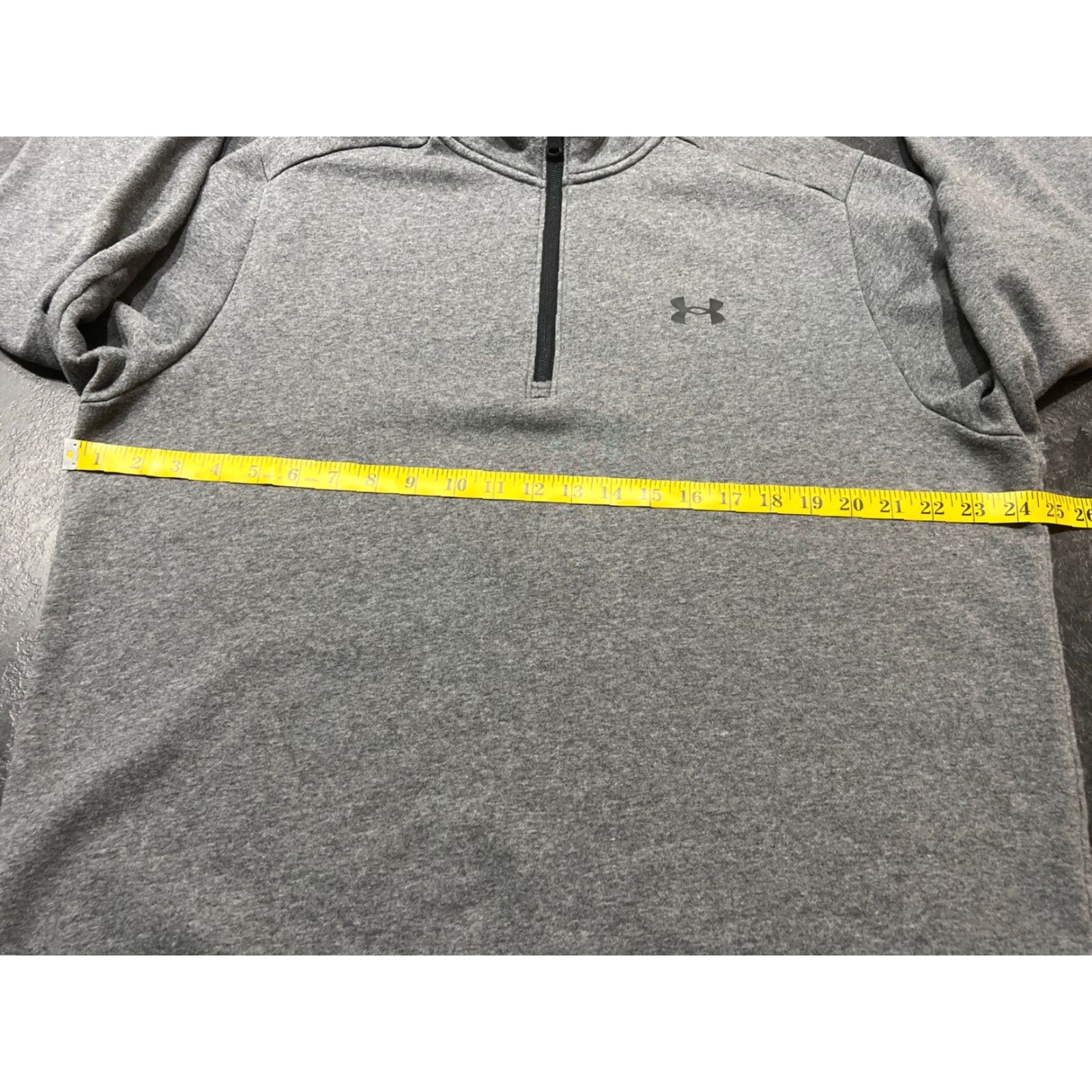 Under Armour Under Armour Jacket Men XL Gray Full Zip Fleece Activewear Cotton Blend Basic Size US XL / EU 56 / 4 - 6 Thumbnail