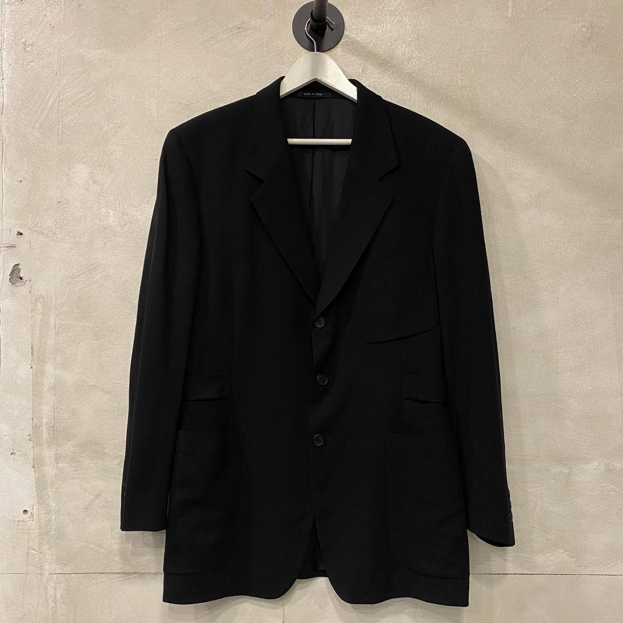 Emporio Armani Emporio Armani - 1990s Technical Wool Blazer Size 50R - 1 Thumbnail