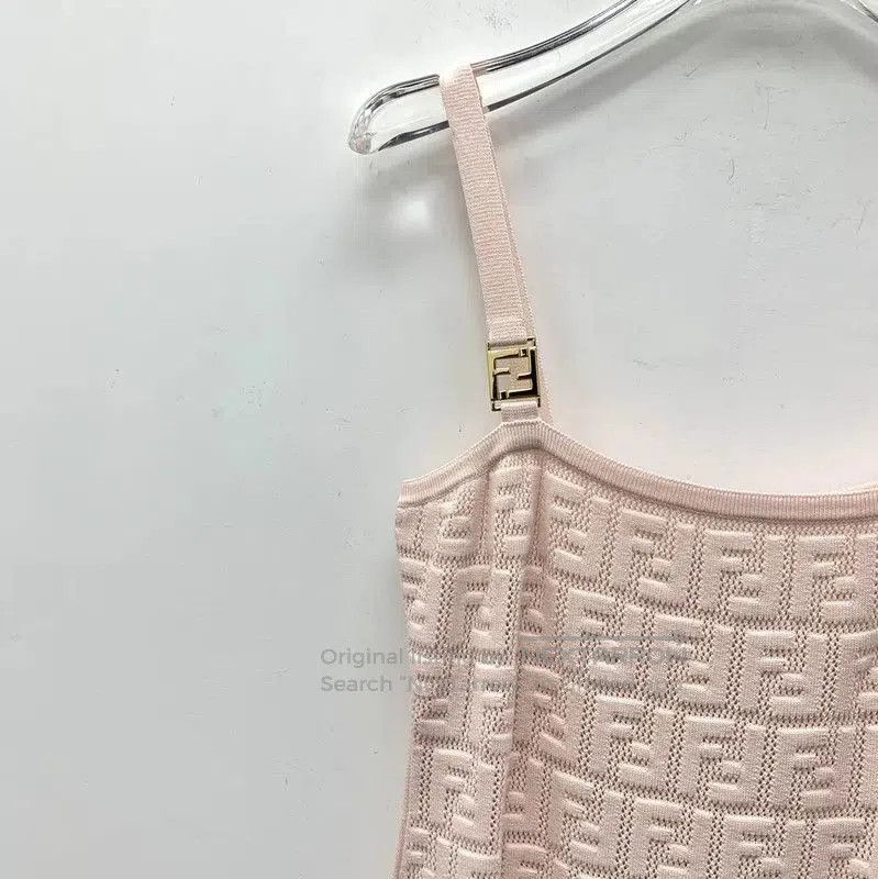 Fendi Fendi Pink Stretch Fabric Women's Dress . Size M / US 6-8 / IT 42-44 - 3 Thumbnail