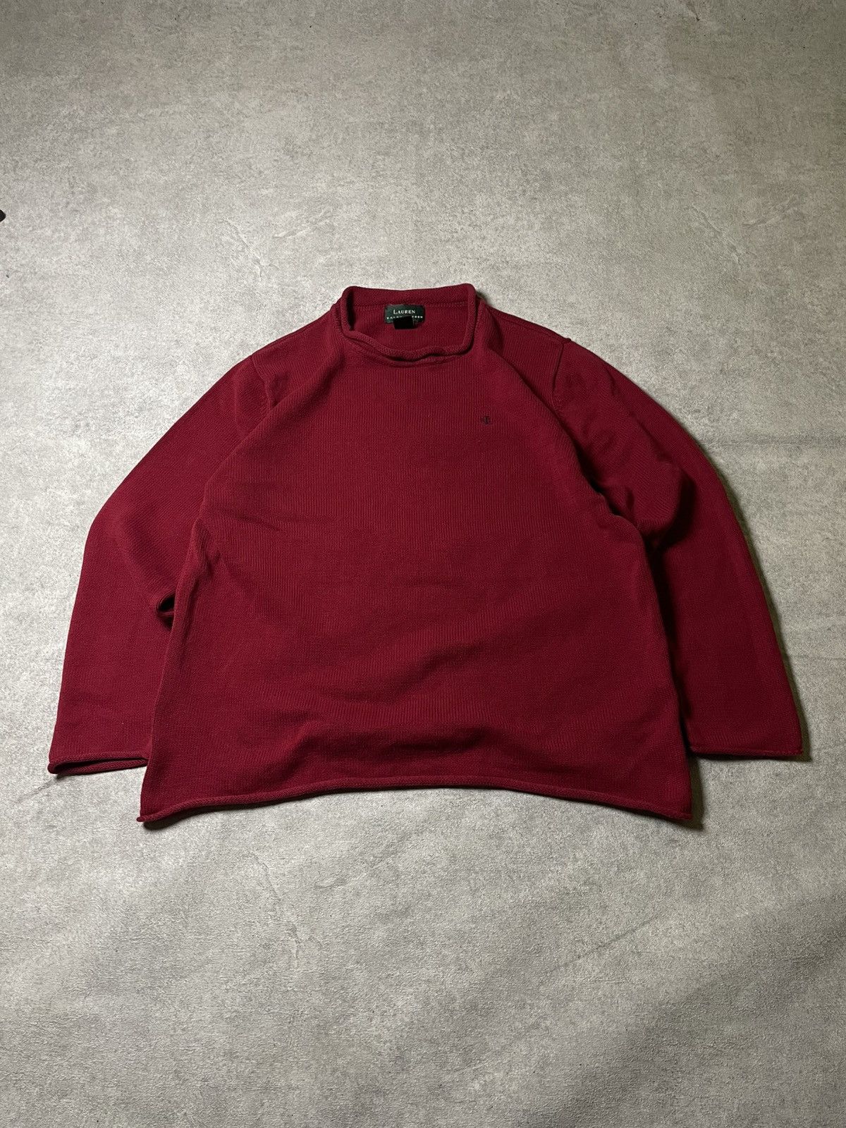 RRL Ralph Lauren Vintage Navy Ralph Lauren Polo Sweater USA College Size US L / EU 52-54 / 3 - 2 Thumbnail