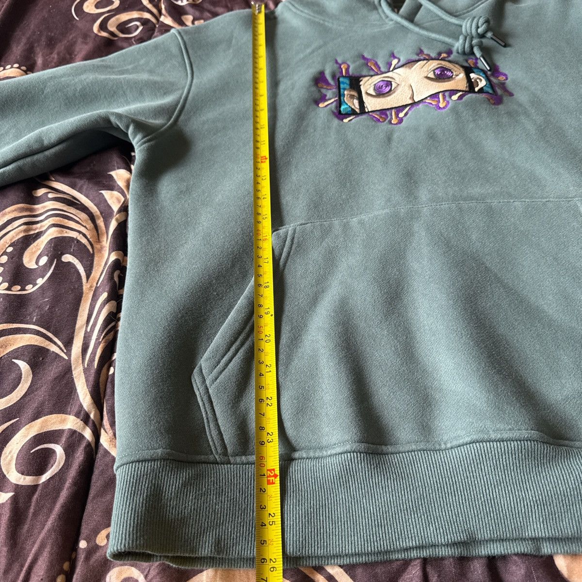 Japanese Brand Noblexin Green Hunter X Hunter Illumi Embroidered Hoodie Size US S / EU 44-46 / 1 - 5 Thumbnail