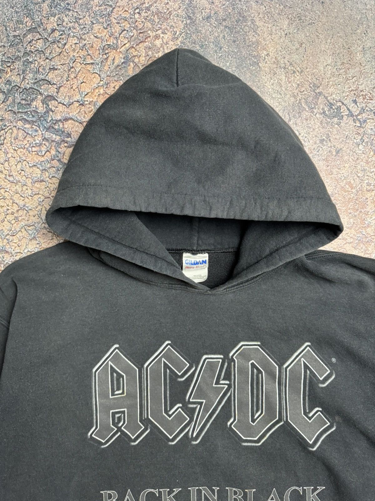Band Tees × Vintage Vintage 2005 AC/DC back in black tour hoodie Size US L / EU 52-54 / 3 - 7 Thumbnail