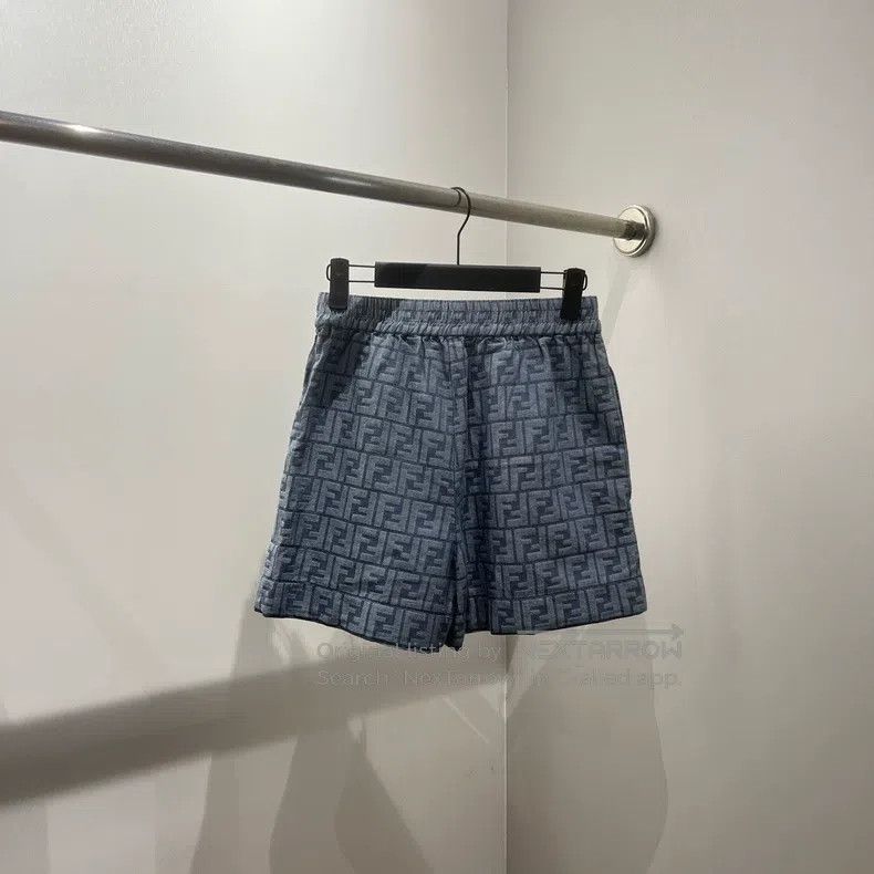Fendi Fendi 25SS Printed Double F Elastic Waist Short Pants Size 24" / US 00 / IT 34 - 2 Thumbnail