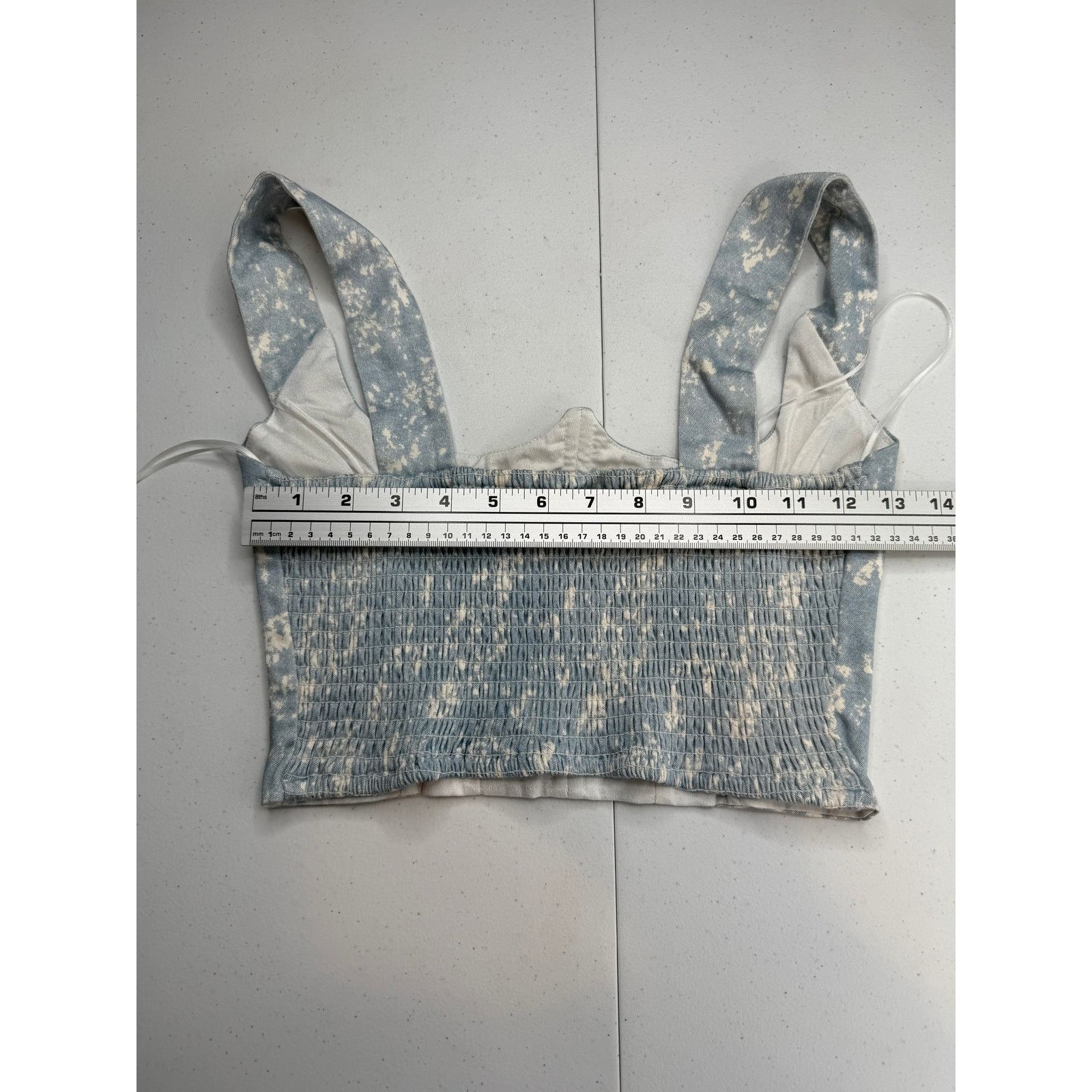 superdown Superdown Women's Bustier Top Sweetheart Neckline Tie-Dye Size S / US 4 / IT 40 - 9 Thumbnail