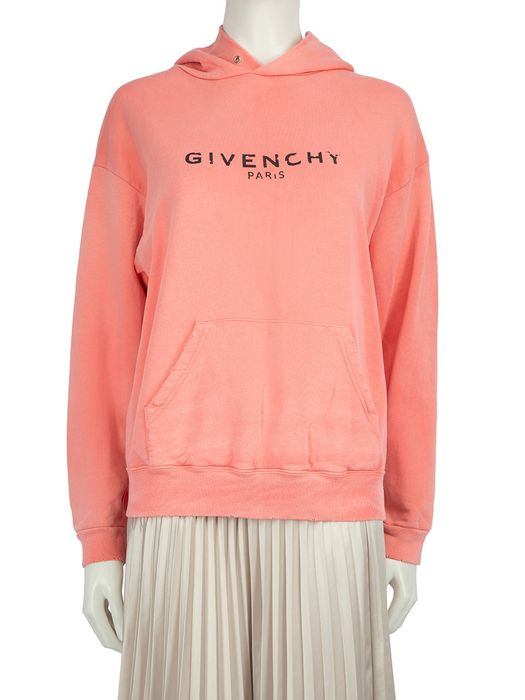 Givenchy distressed 2024 hoodie pink