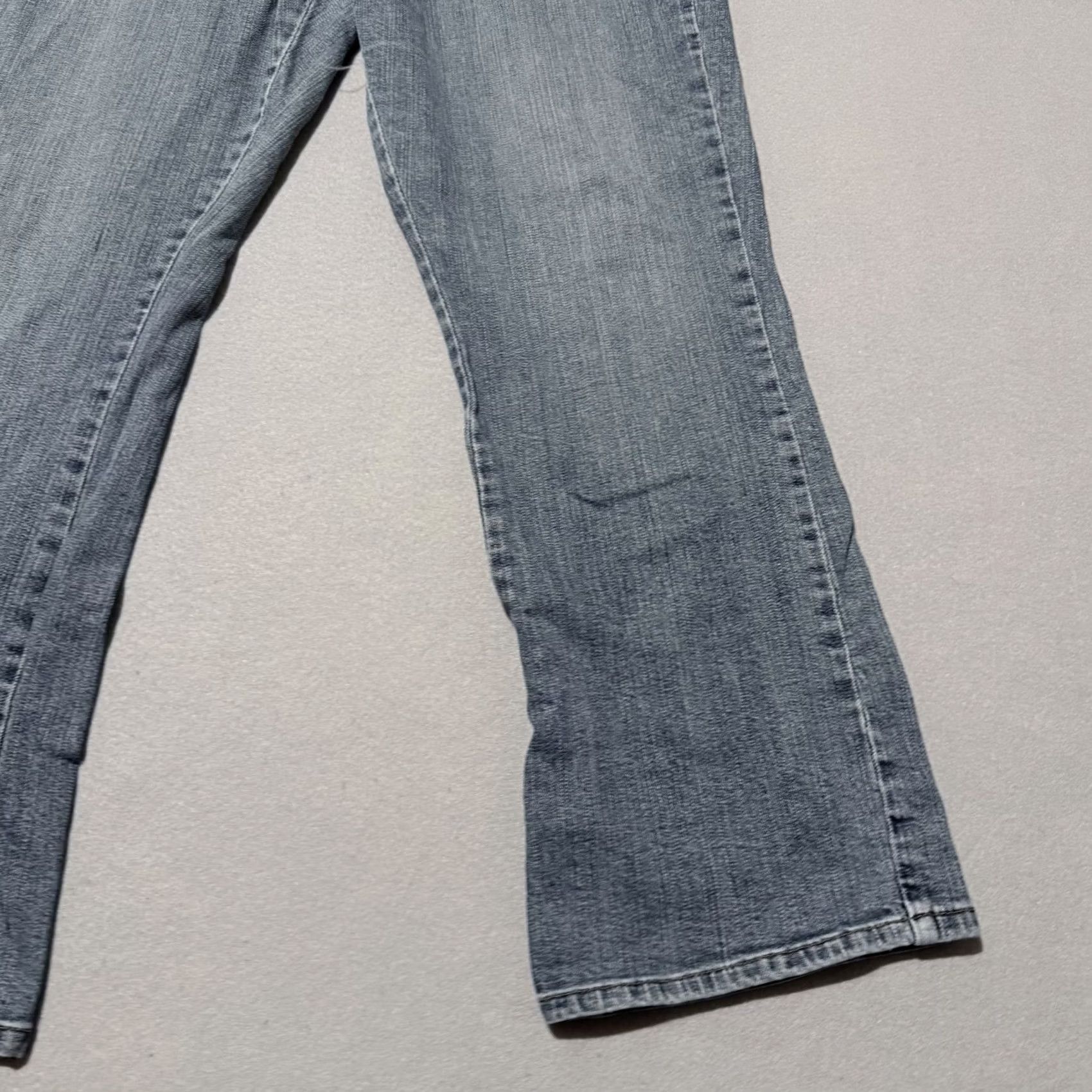 Lee Vintage Lee Jeans Bootcut Blue Denim 33x28.5 Men Regular Comfort Waistband 5-Pocket Style Denim Jeans Brown Logo - City College Theme Size US 33 - 5 Thumbnail