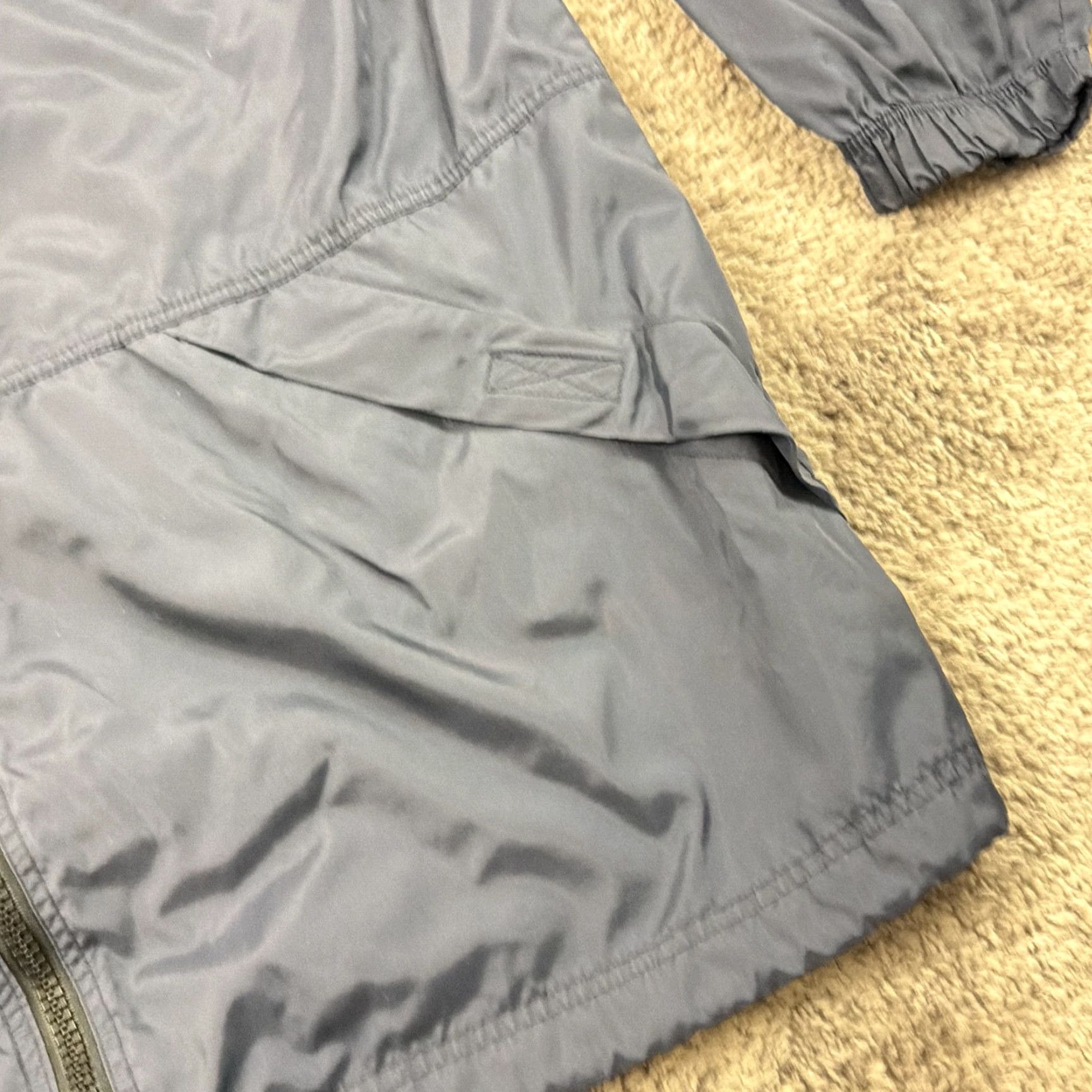 J.Crew VINTAGE J.CREW Jacket Mens L Blue Windbreaker Hooded Full Zip Anorak Oarsman Size US L / EU 52-54 / 3 - 3 Thumbnail