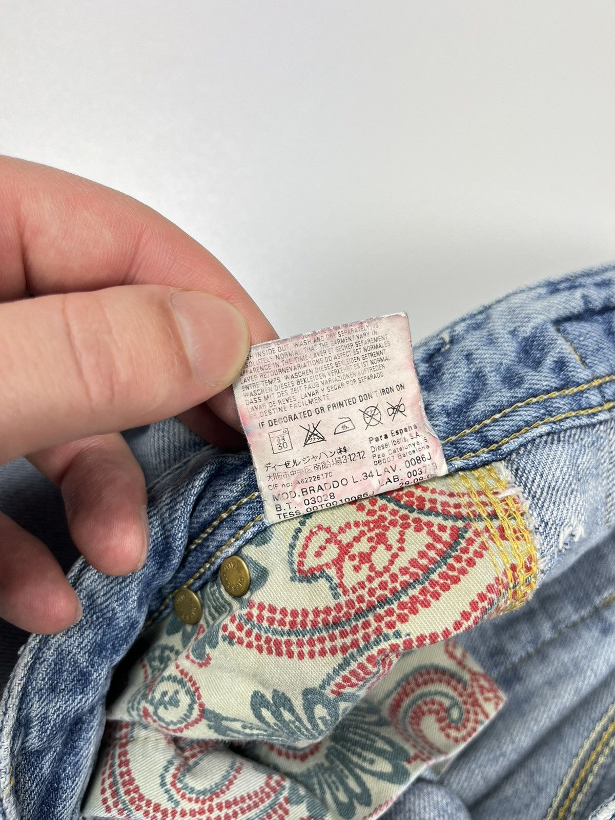 Diesel Vintage Diesel Braddo Carpenter Denim Pants Blue Size 30/34 Size US 30 / EU 46 - 20 Thumbnail