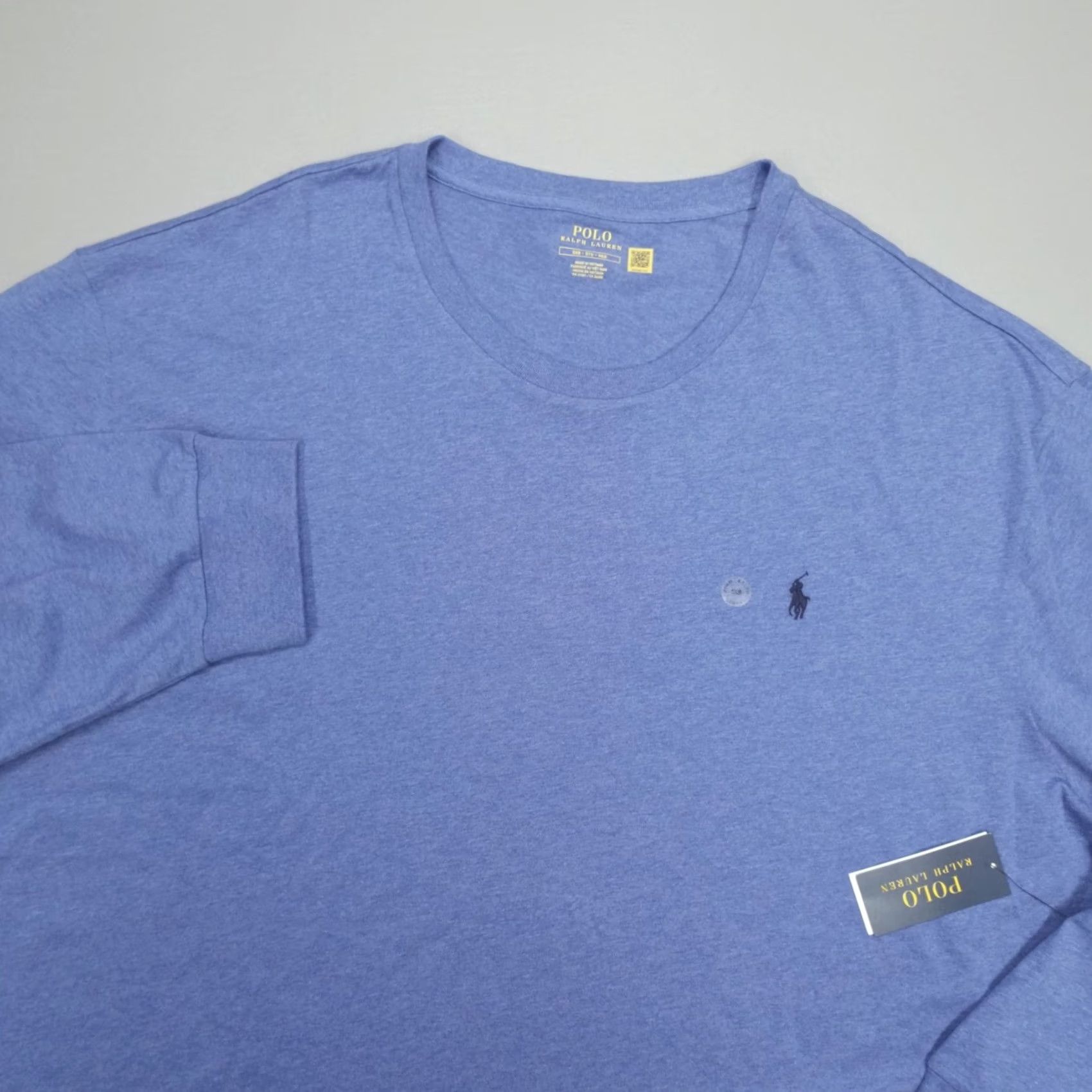 Polo Ralph Lauren Polo Ralph Lauren Big & Tall Crew-Neck T-Shirt LS Men's Size 5XB Blue Size US XXL / EU 58 / 5 - 2 Thumbnail