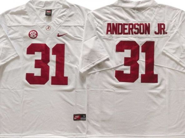 Other Alabama Crimson Tide 31 Will Anderson Jr White Jersey Size US M / EU 48-50 / 2 - 1 Thumbnail