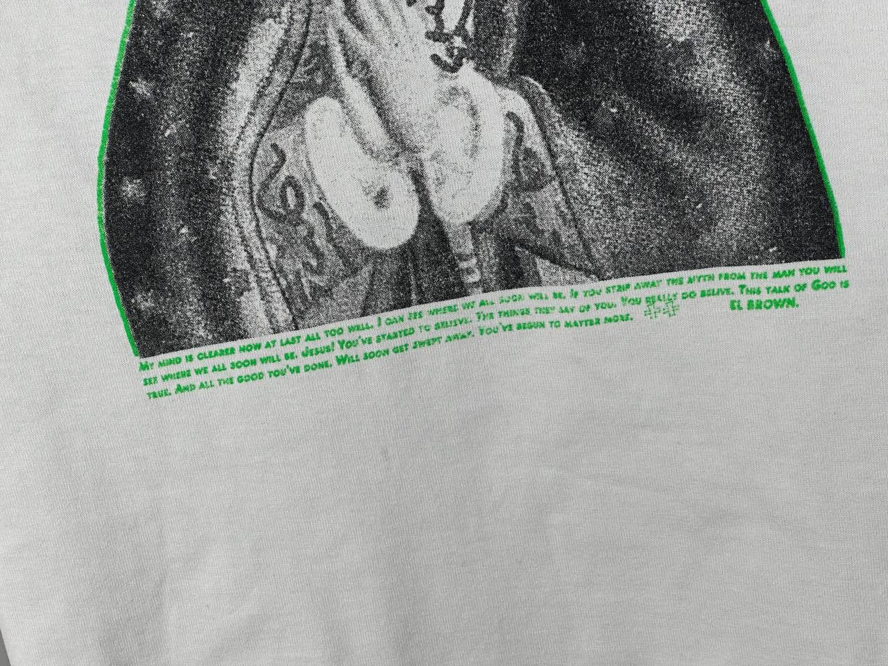 Japanese Brand Japanese EL Brown Virgin Mary Stretwear Print T Shirt Size US M / EU 48-50 / 2 - 5 Thumbnail
